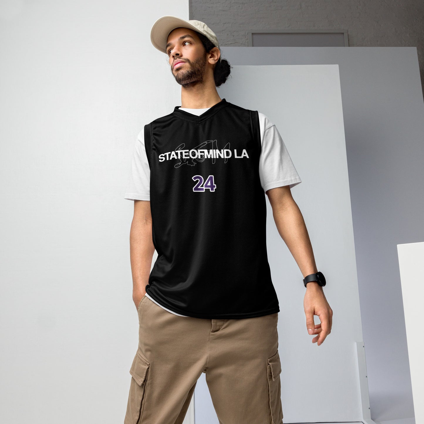 STATE OF MIND LA- unisex basketball jersey
