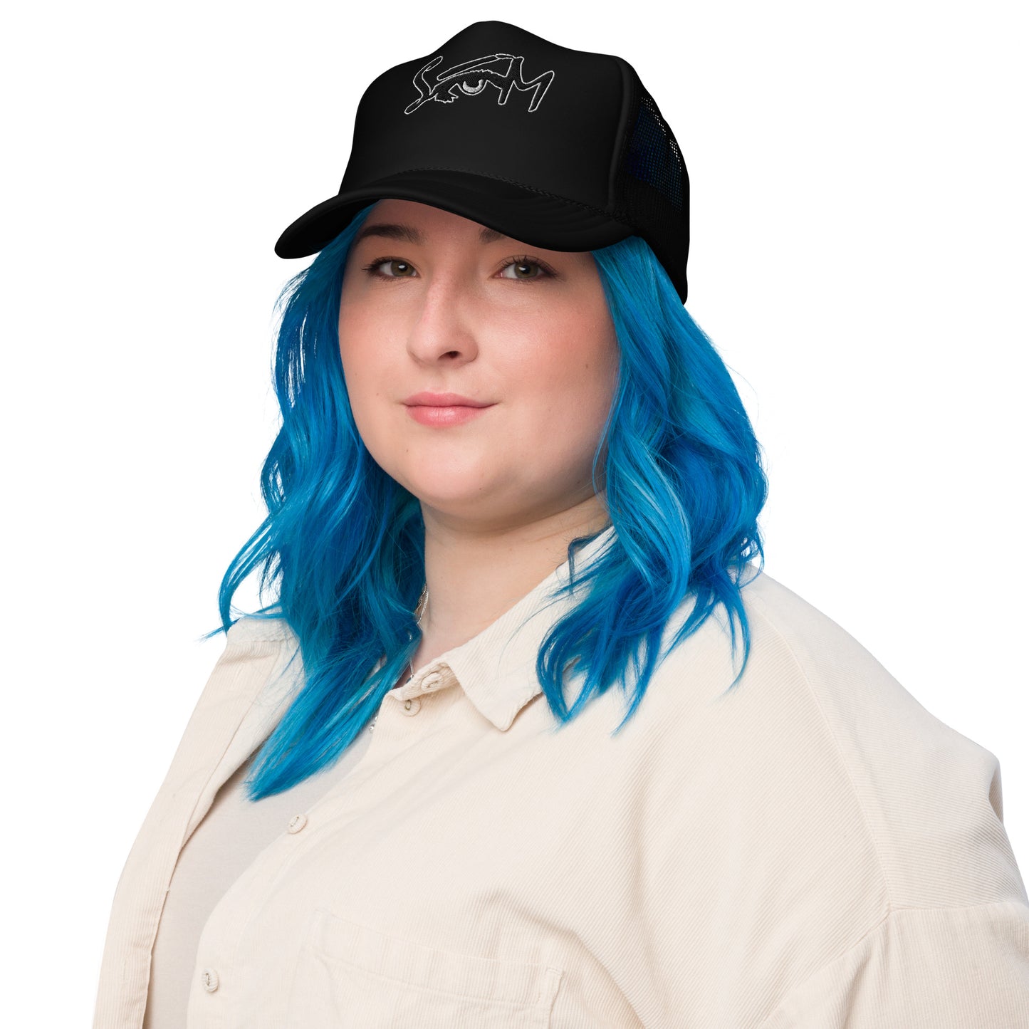 (Embroidered) STATEOFMIND LA Eye Logo- Foam trucker hat