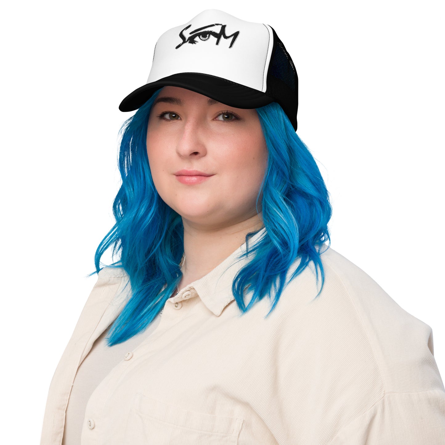 (Embroidered) STATEOFMIND LA Eye Logo- Foam trucker hat