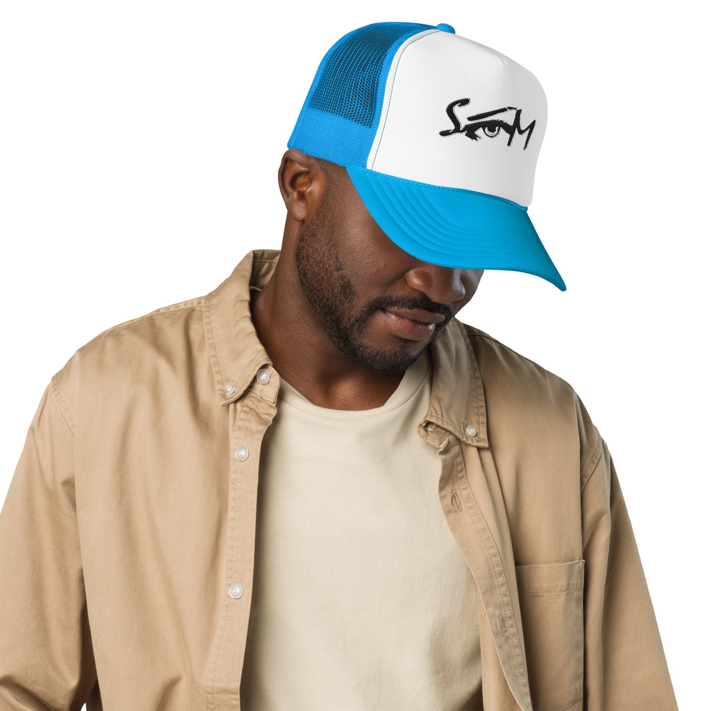 (Embroidered) STATEOFMIND LA Eye Logo- Foam trucker hat
