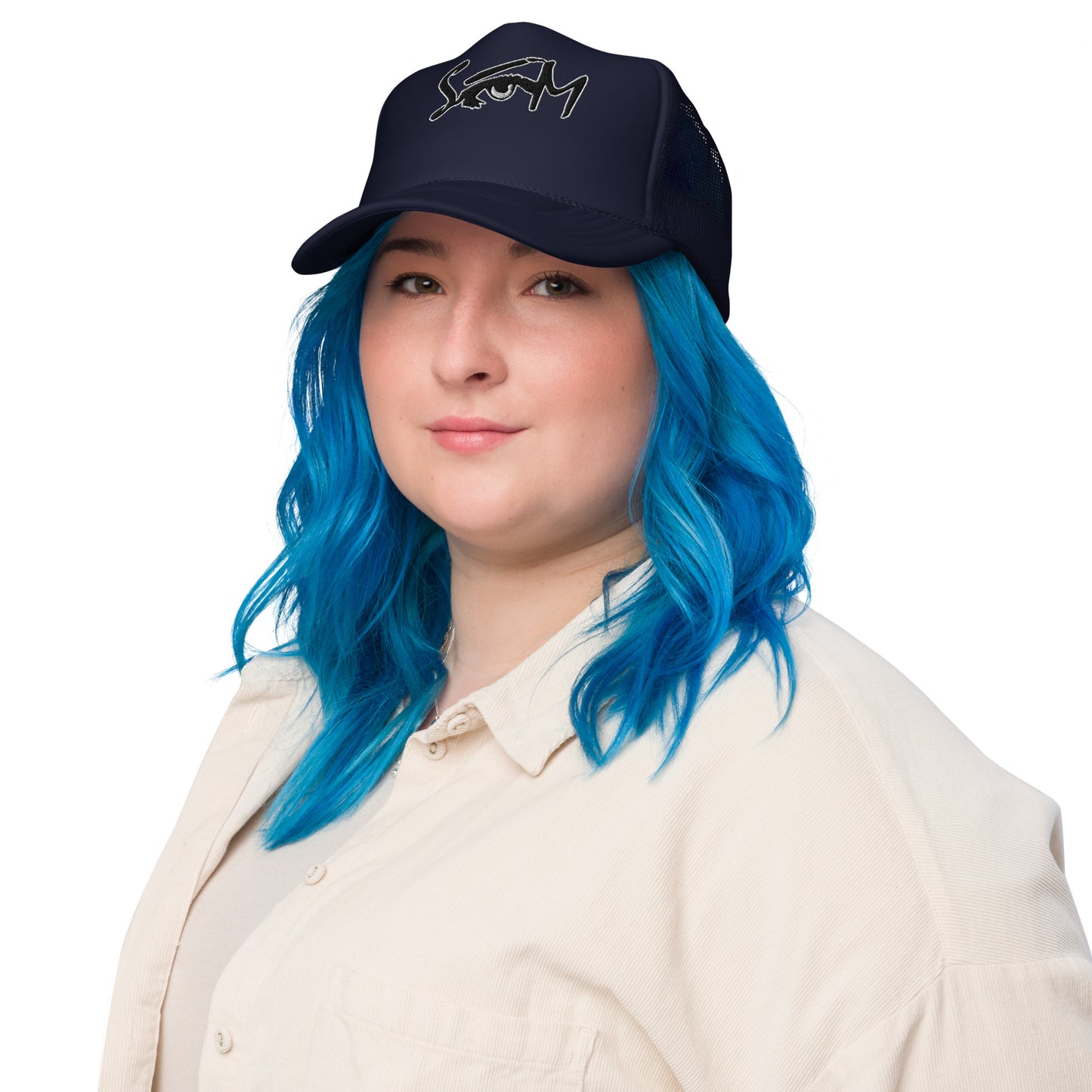 (Embroidered) STATEOFMIND LA Eye Logo- Foam trucker hat