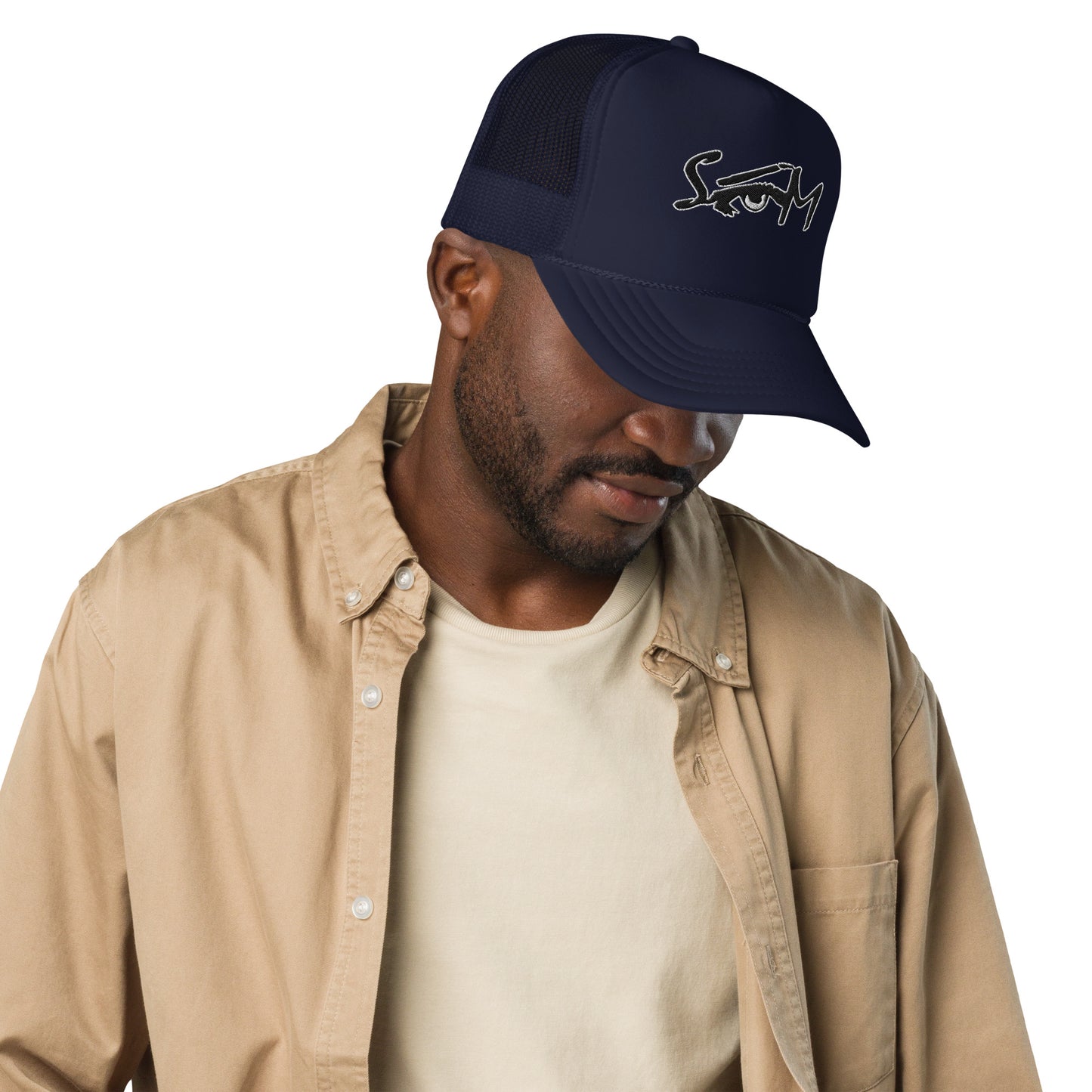 (Embroidered) STATEOFMIND LA Eye Logo- Foam trucker hat