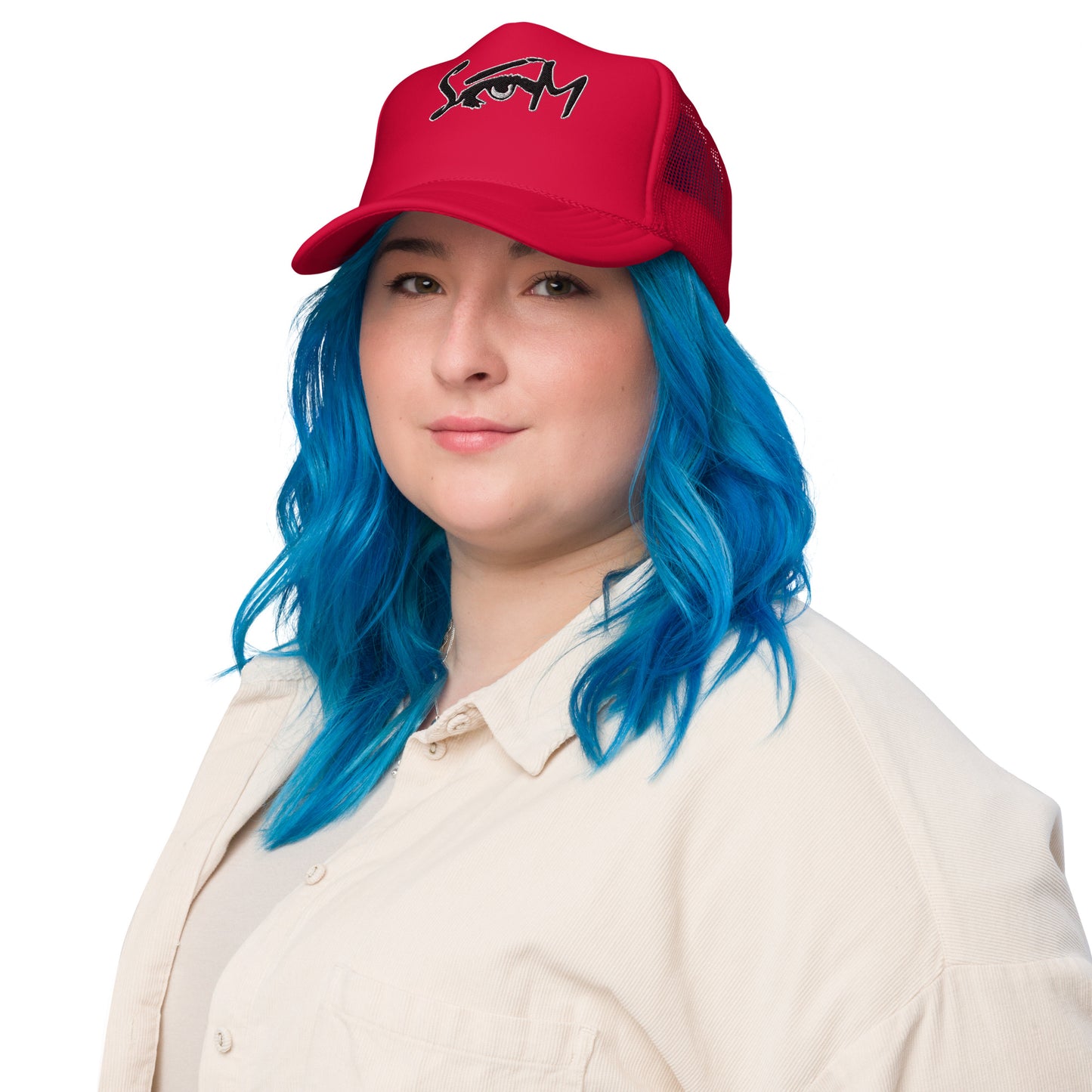 (Embroidered) STATEOFMIND LA Eye Logo- Foam trucker hat