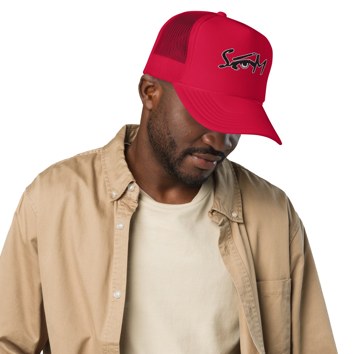 (Embroidered) STATEOFMIND LA Eye Logo- Foam trucker hat