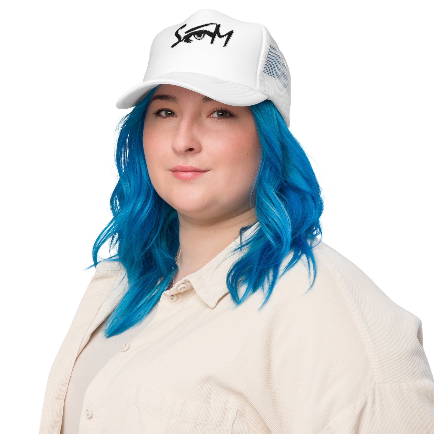 (Embroidered) STATEOFMIND LA Eye Logo- Foam trucker hat