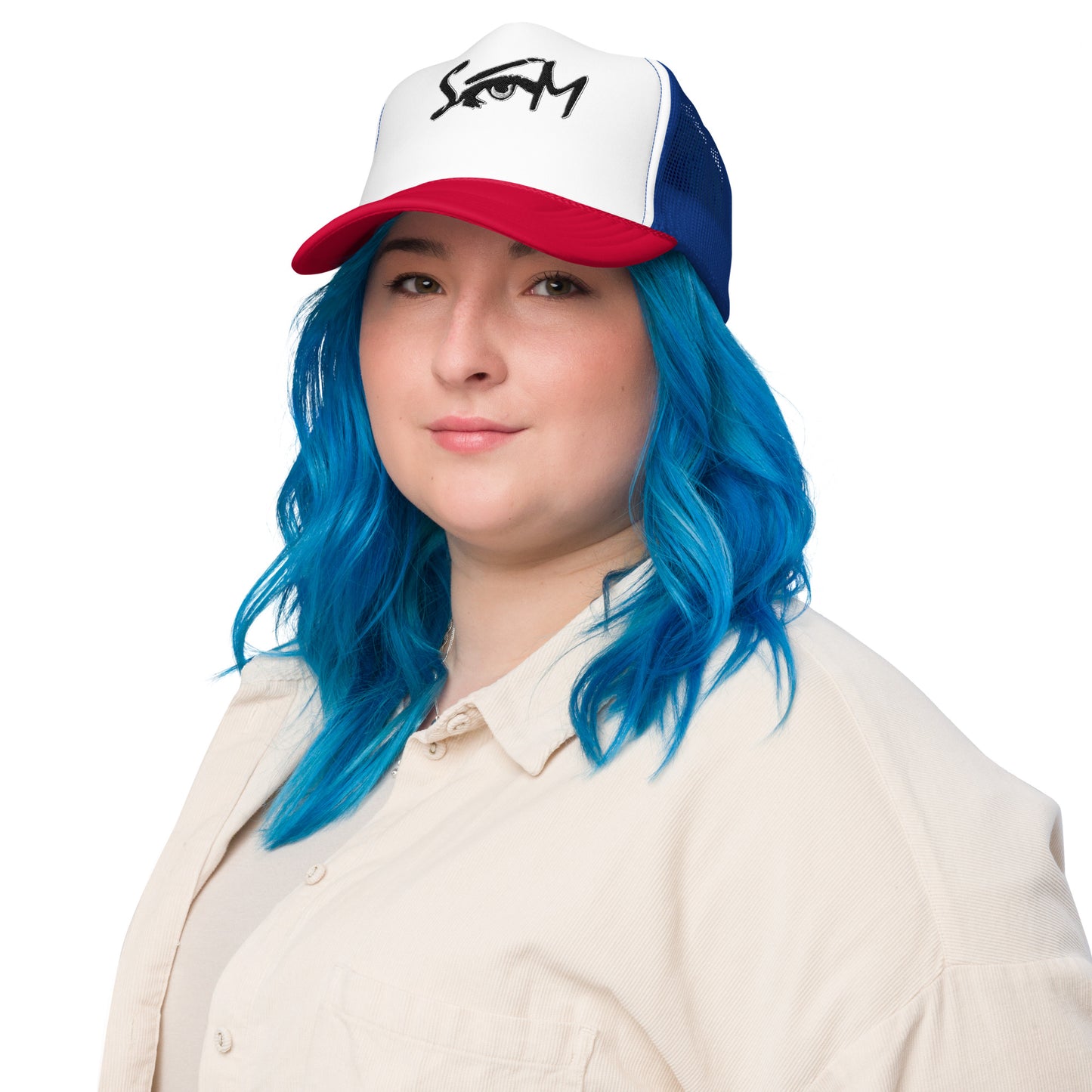 (Embroidered) STATEOFMIND LA Eye Logo- Foam trucker hat