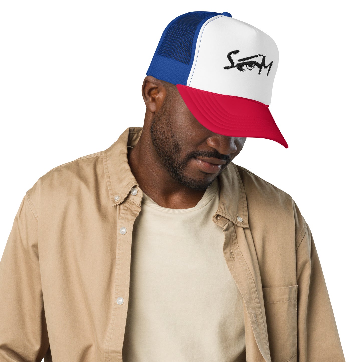 (Embroidered) STATEOFMIND LA Eye Logo- Foam trucker hat
