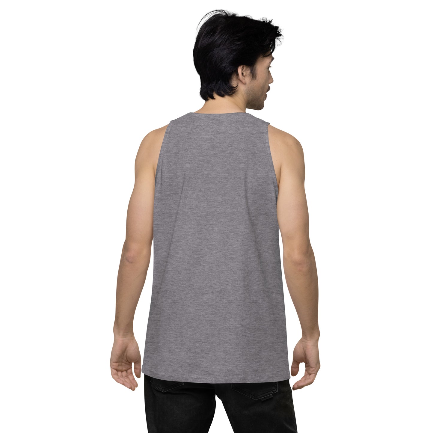 Name & Logo DTG Print- Men’s premium tank top