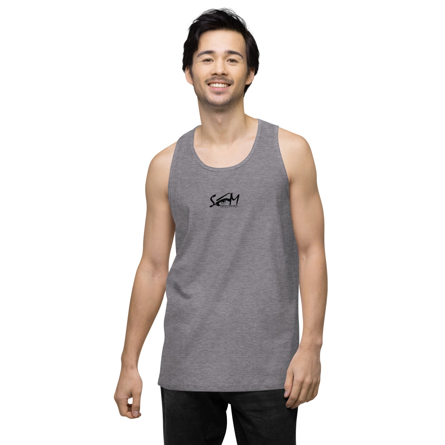 Logo DTG Print- men's premium tank top