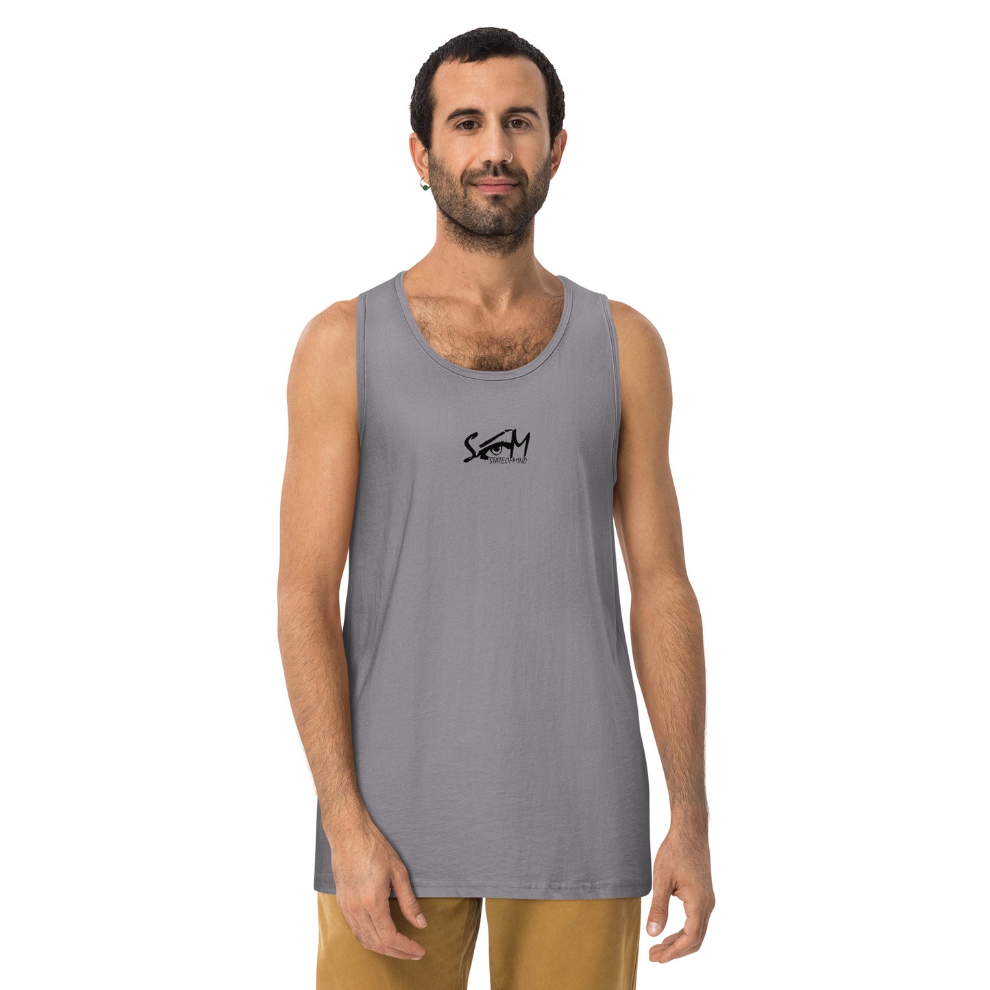 Logo DTG Print- men's premium tank top