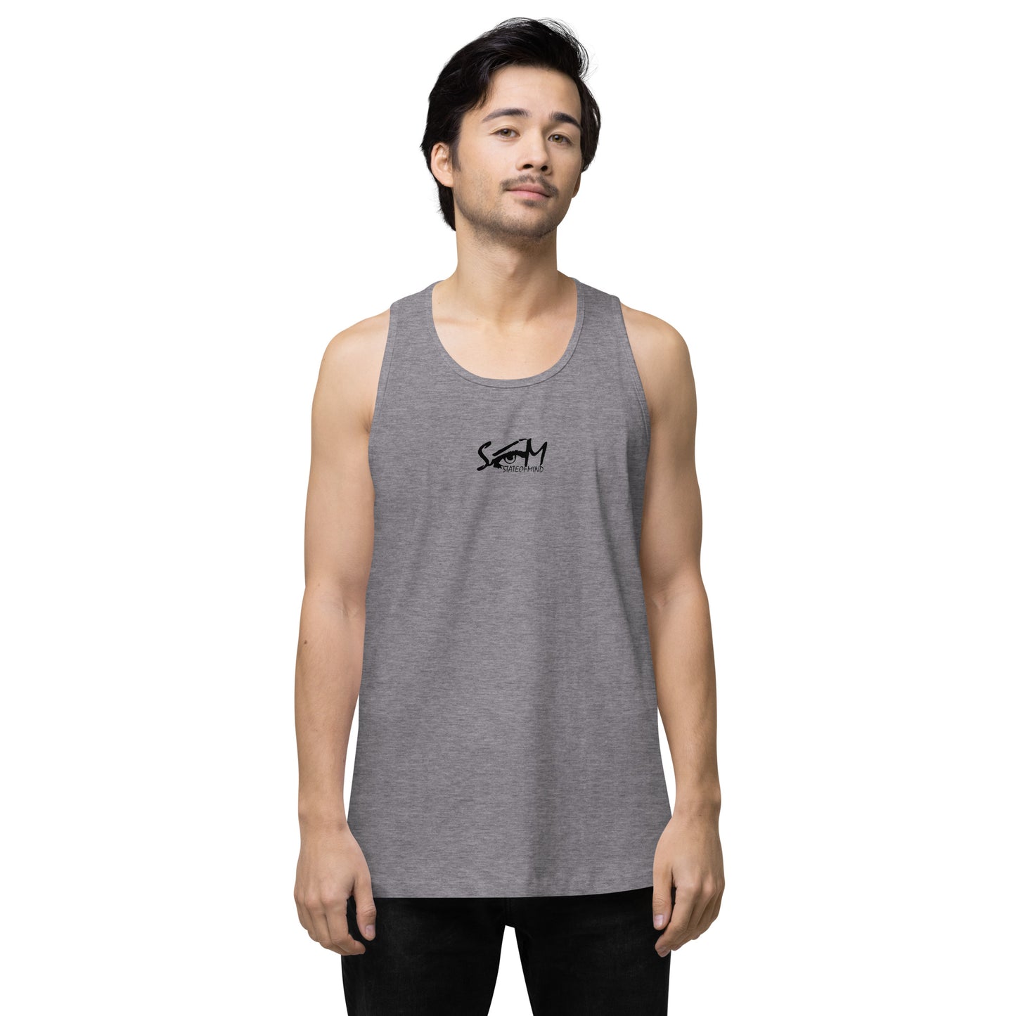 Logo DTG Print- men's premium tank top