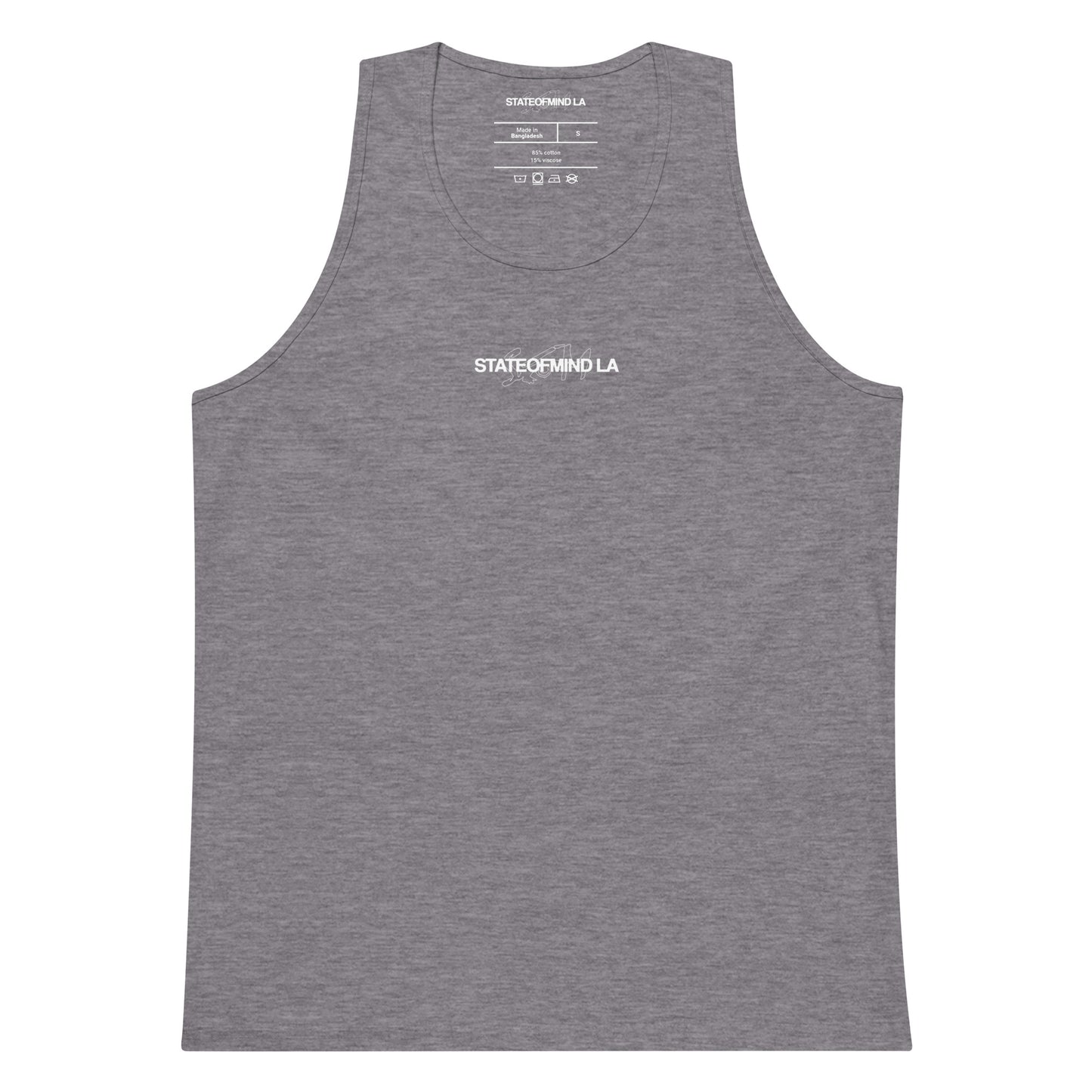 Name & Logo DTG Print- Men’s premium tank top