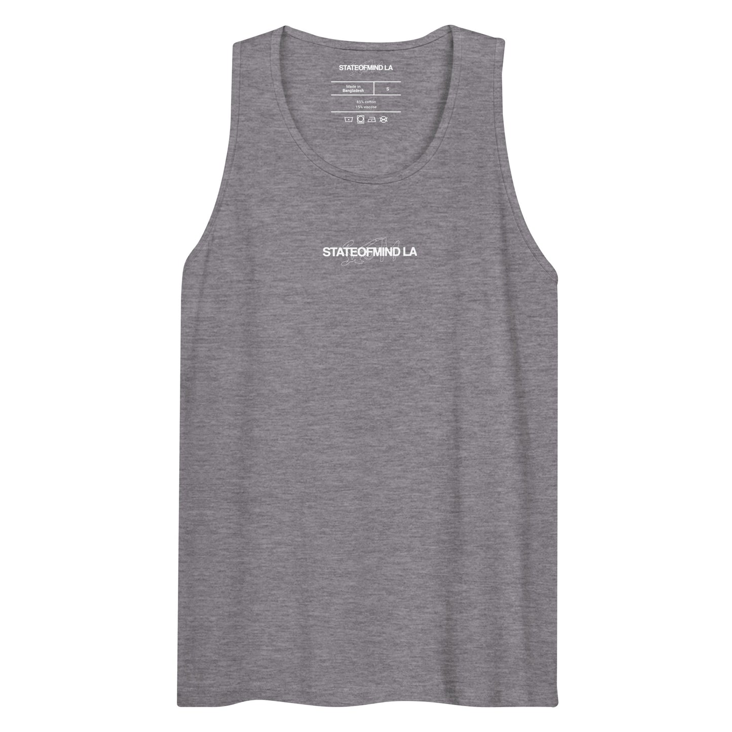 Name & Logo DTG Print- Men’s premium tank top