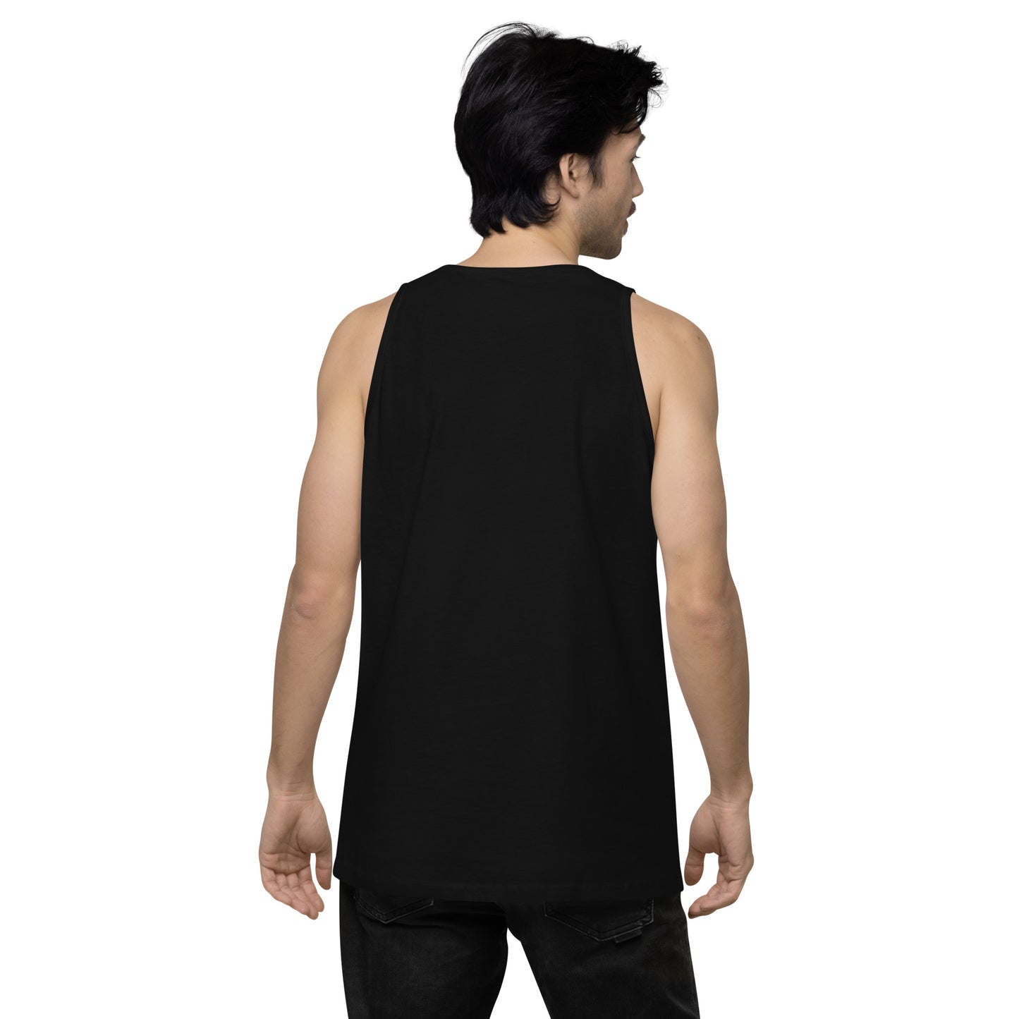 Name & Logo DTG Print- Men’s premium tank top