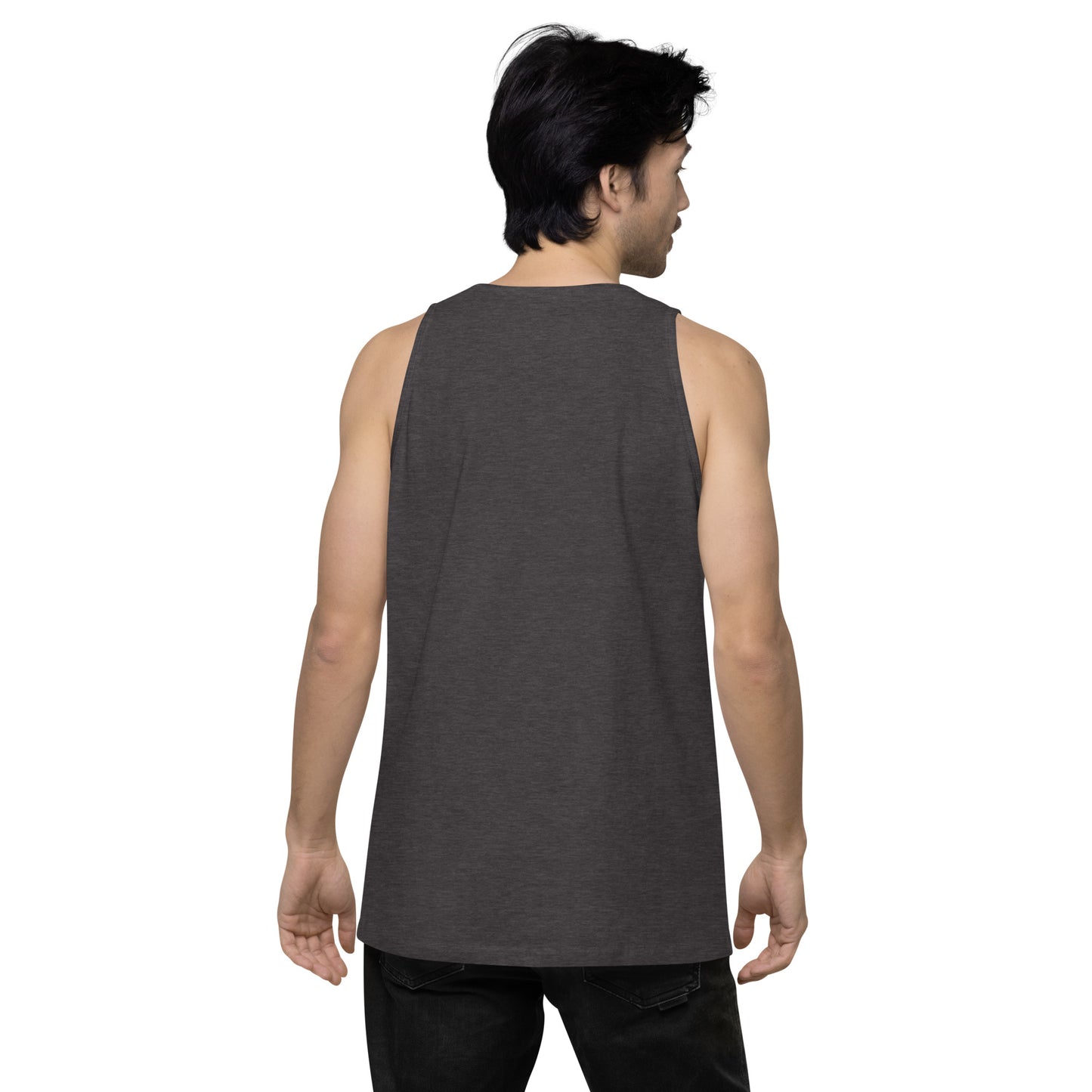 Name & Logo DTG Print- Men’s premium tank top