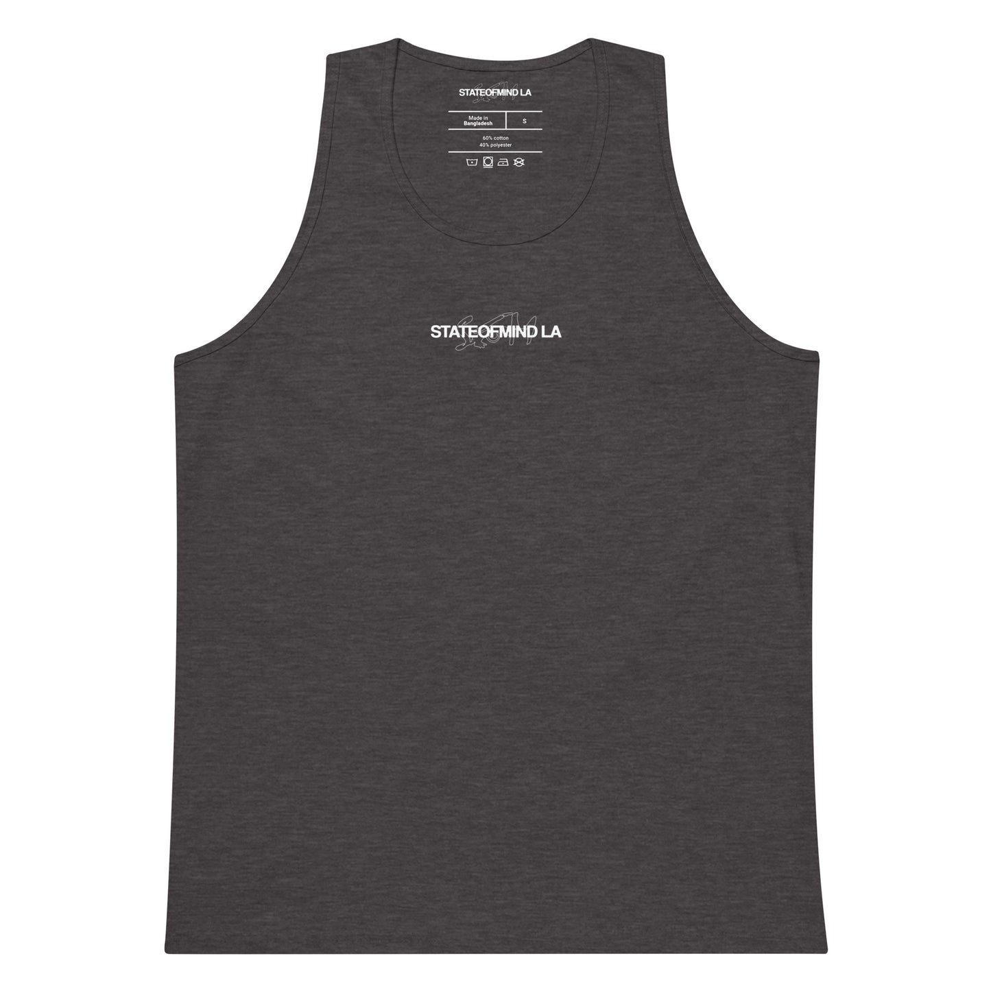 Name & Logo DTG Print- Men’s premium tank top