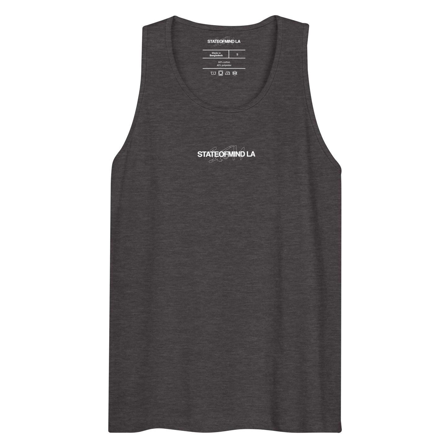 Name & Logo DTG Print- Men’s premium tank top