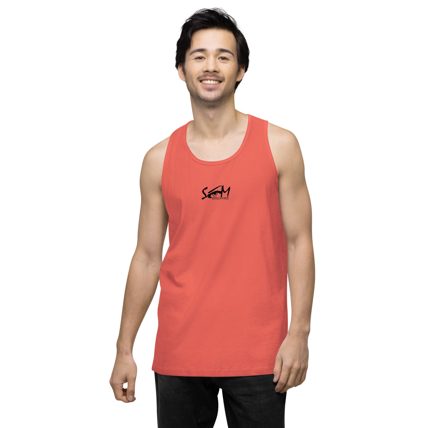 Logo DTG Print- men's premium tank top