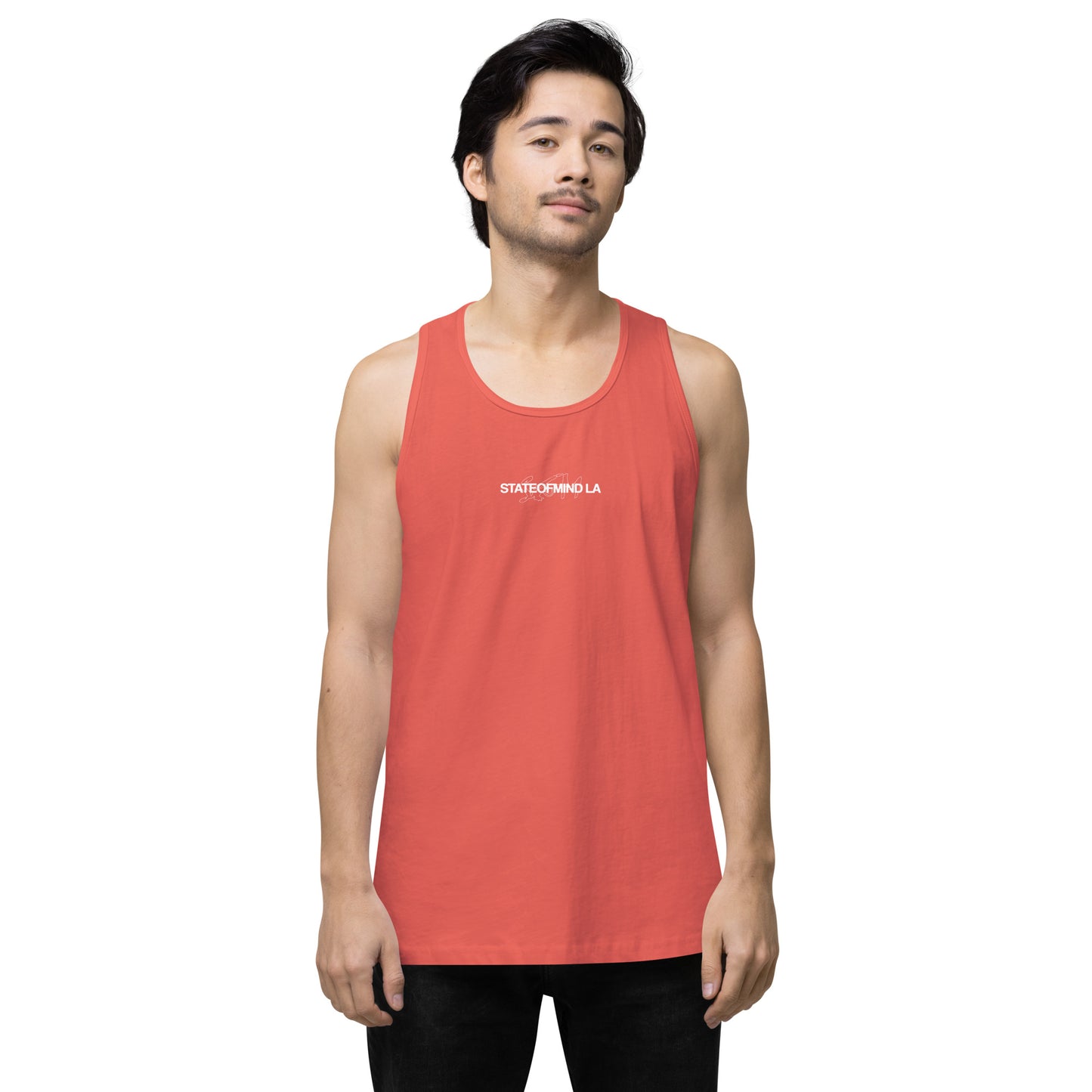 Name & Logo DTG Print- Men’s premium tank top