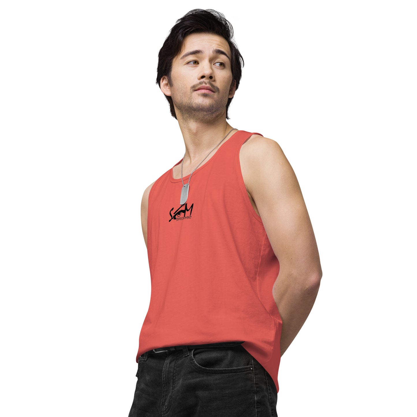 Logo DTG Print- men's premium tank top