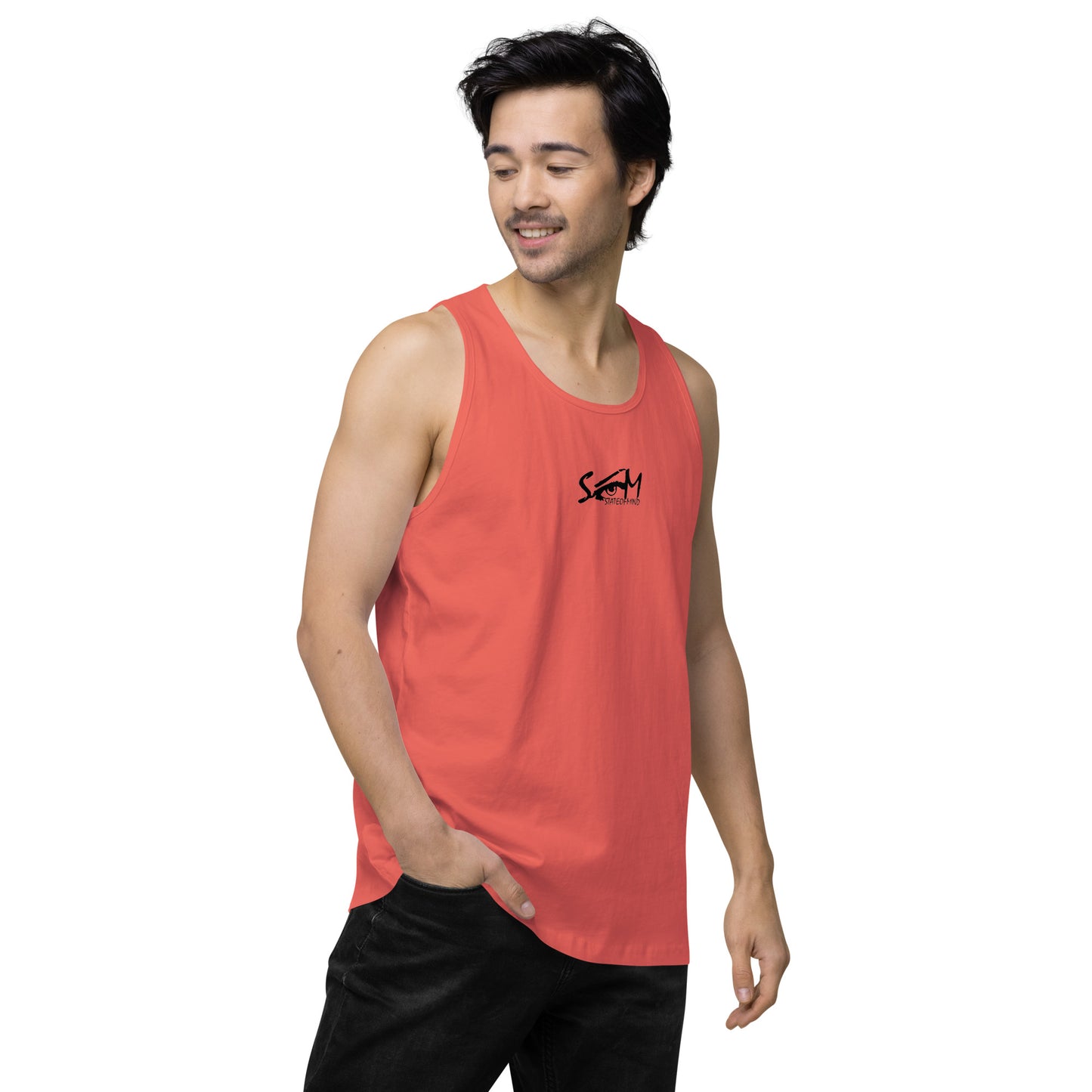 Logo DTG Print- men's premium tank top