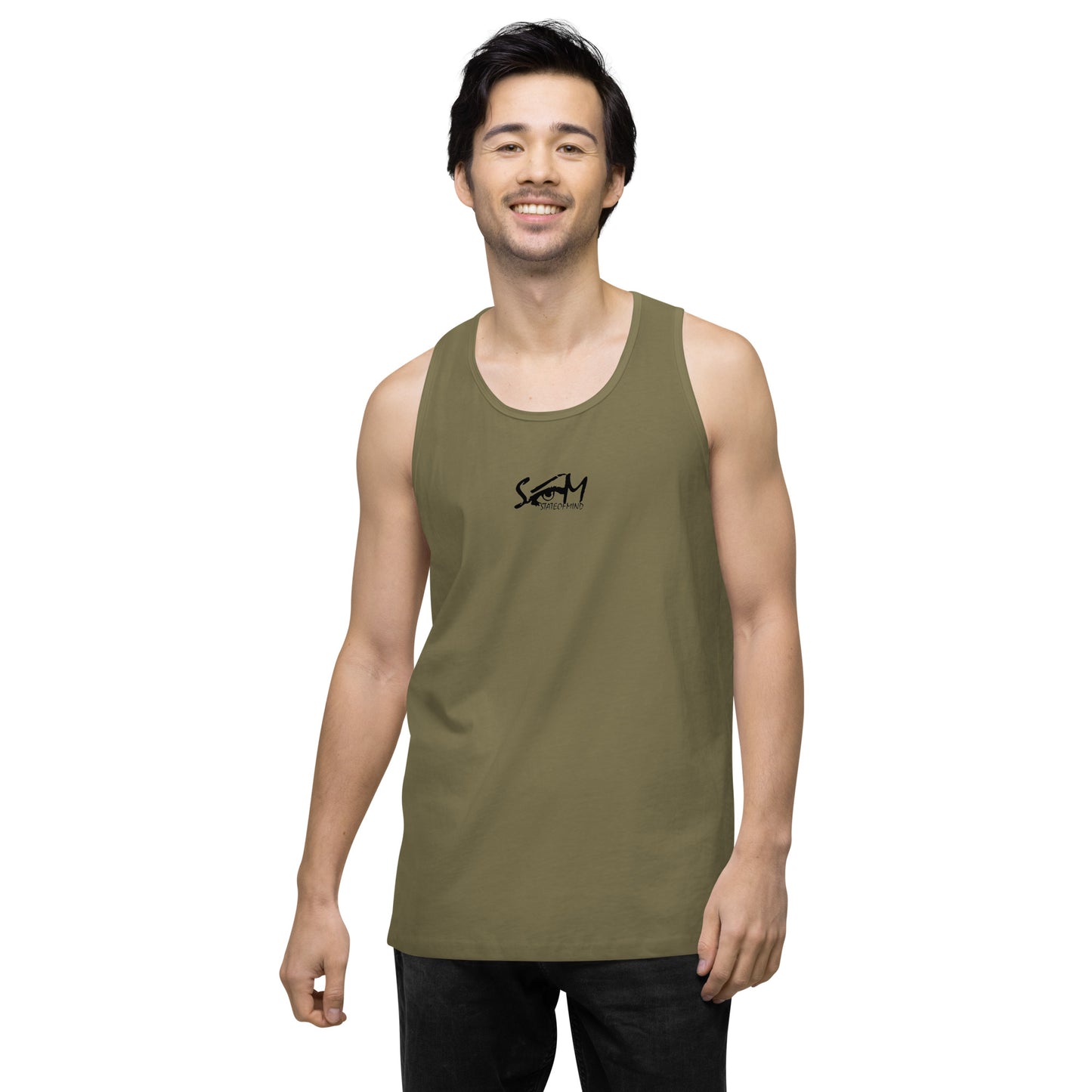 Logo DTG Print- men's premium tank top