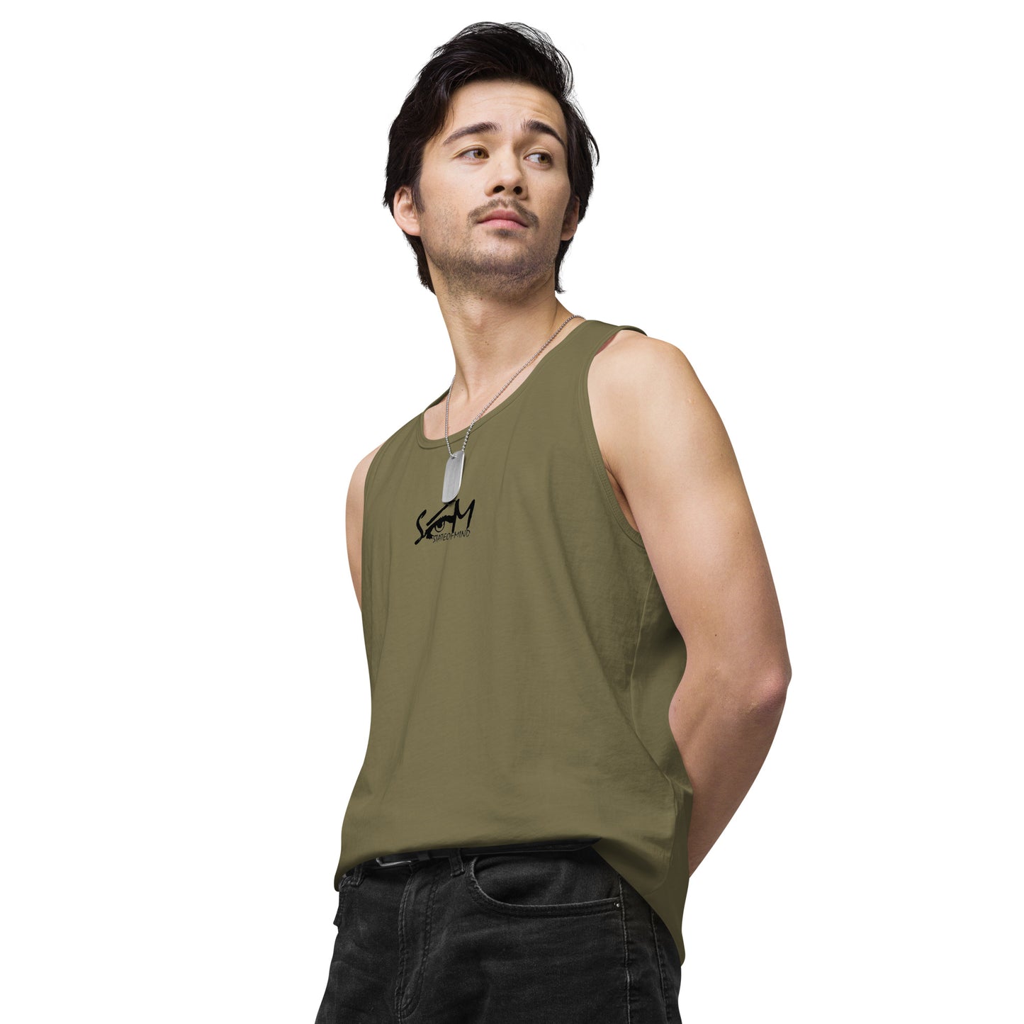 Logo DTG Print- men's premium tank top