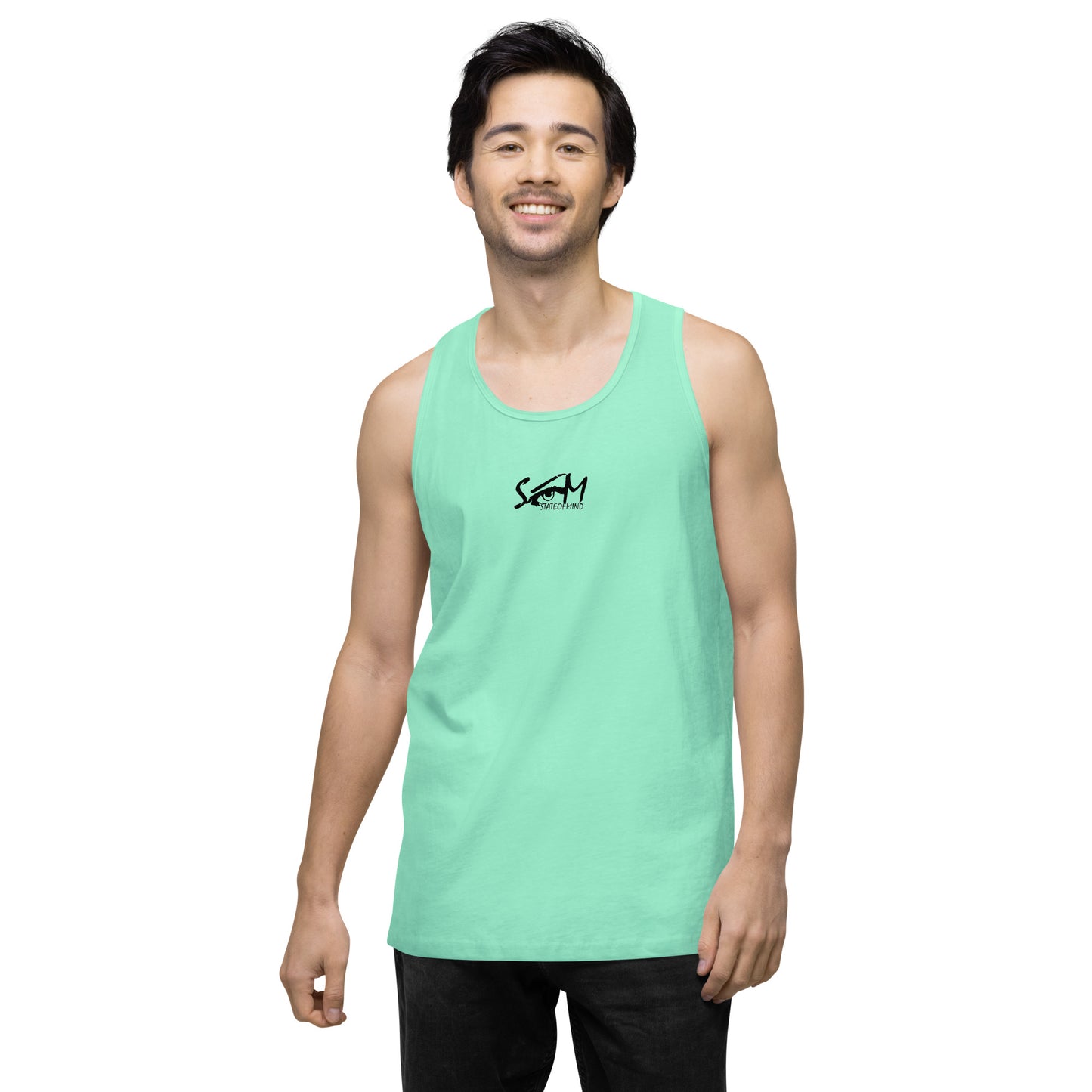 Logo DTG Print- men's premium tank top