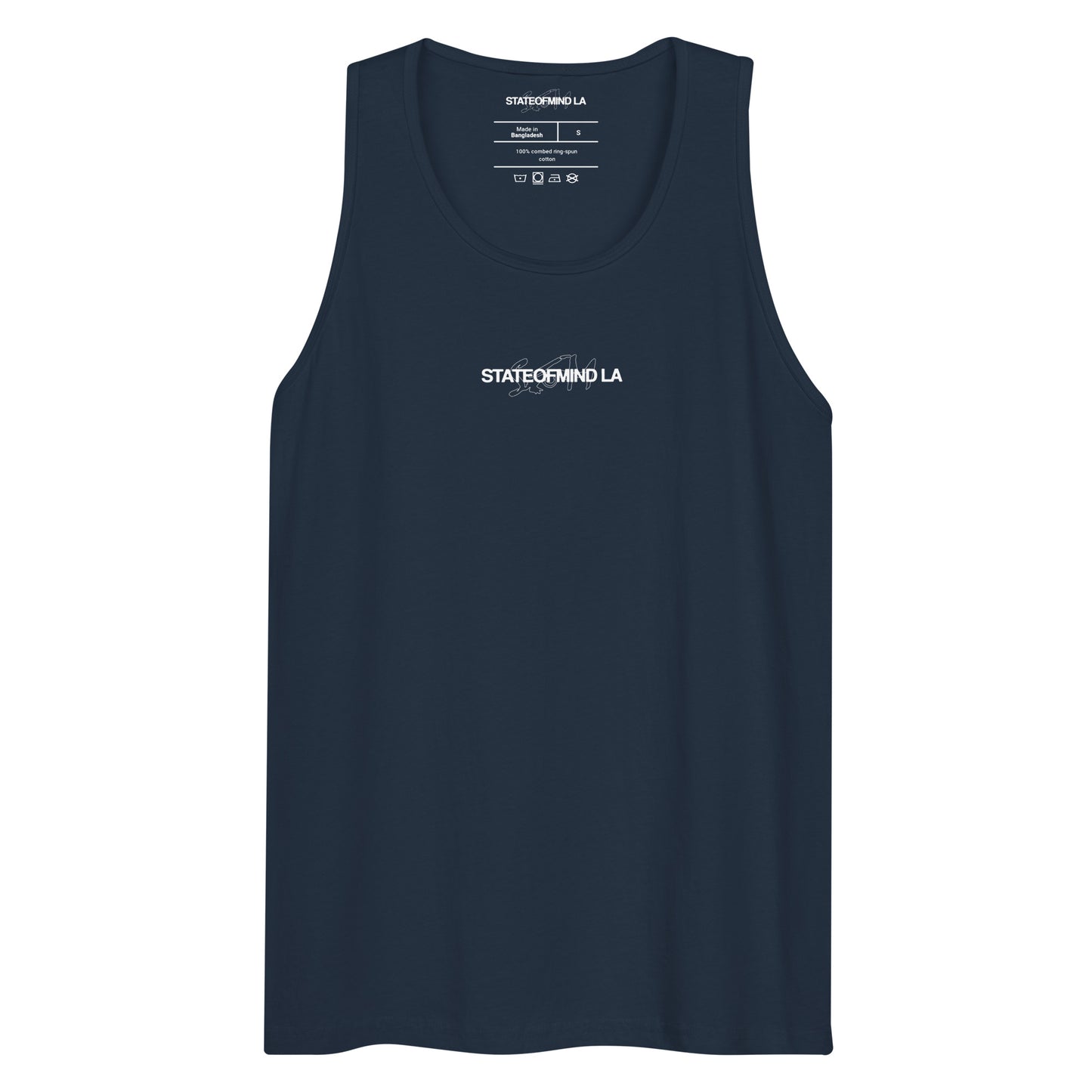 Name & Logo DTG Print- Men’s premium tank top