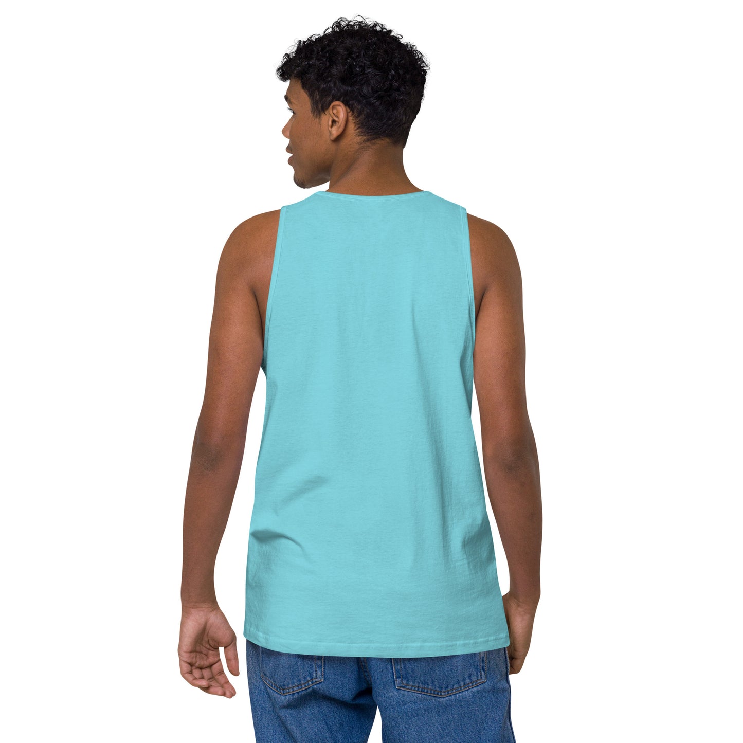 Name & Logo DTG Print- Men’s premium tank top