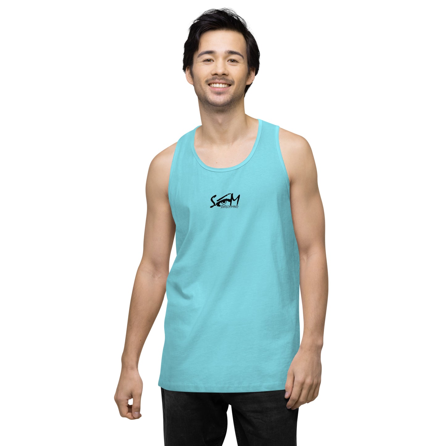 Logo DTG Print- men's premium tank top