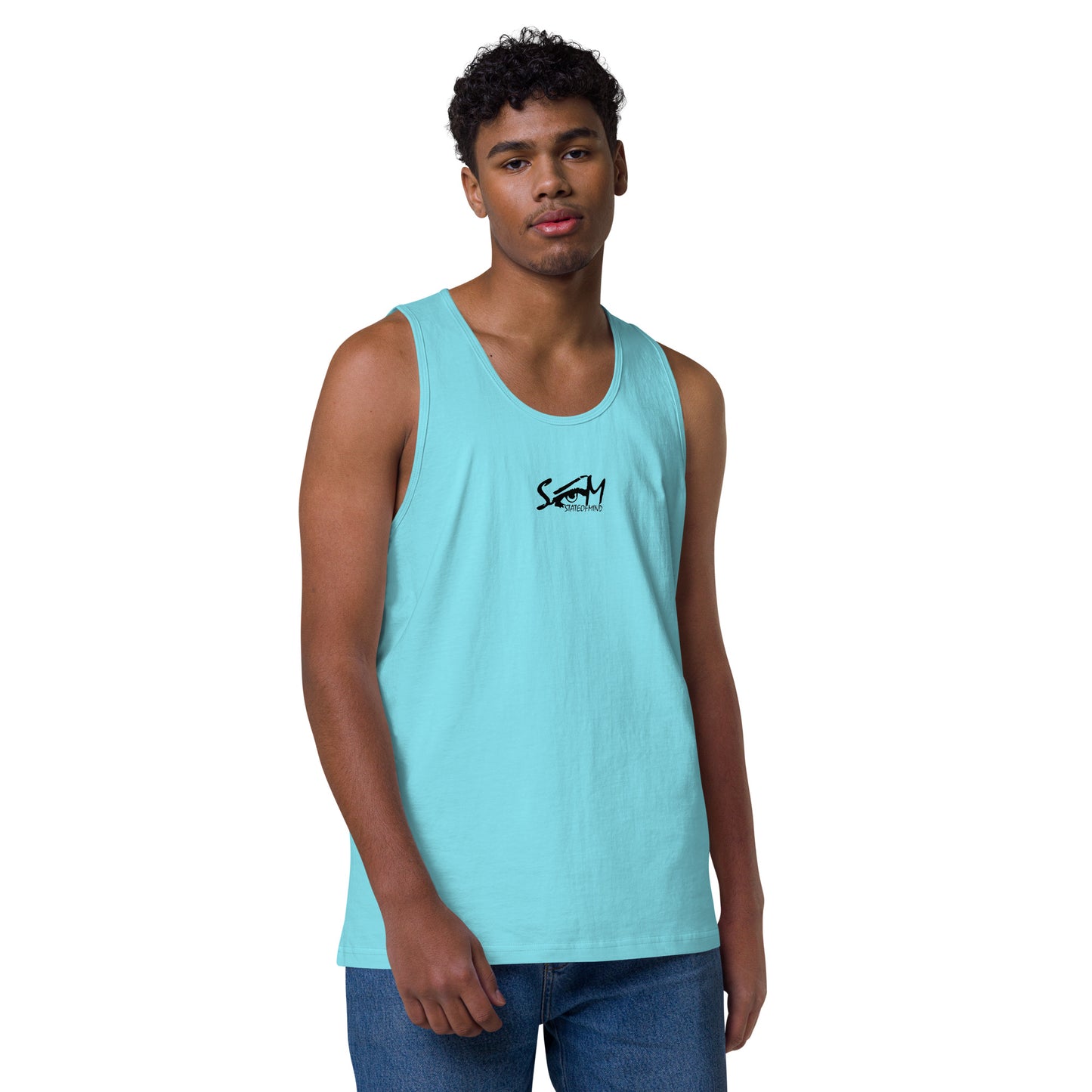 Logo DTG Print- men's premium tank top