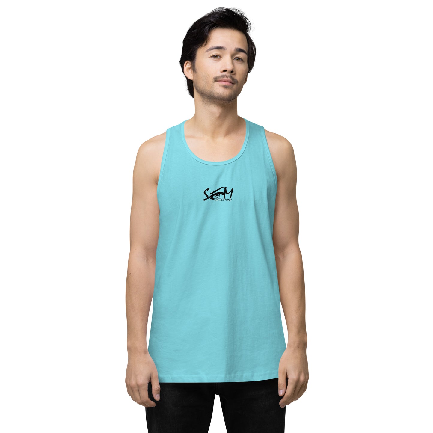 Logo DTG Print- men's premium tank top