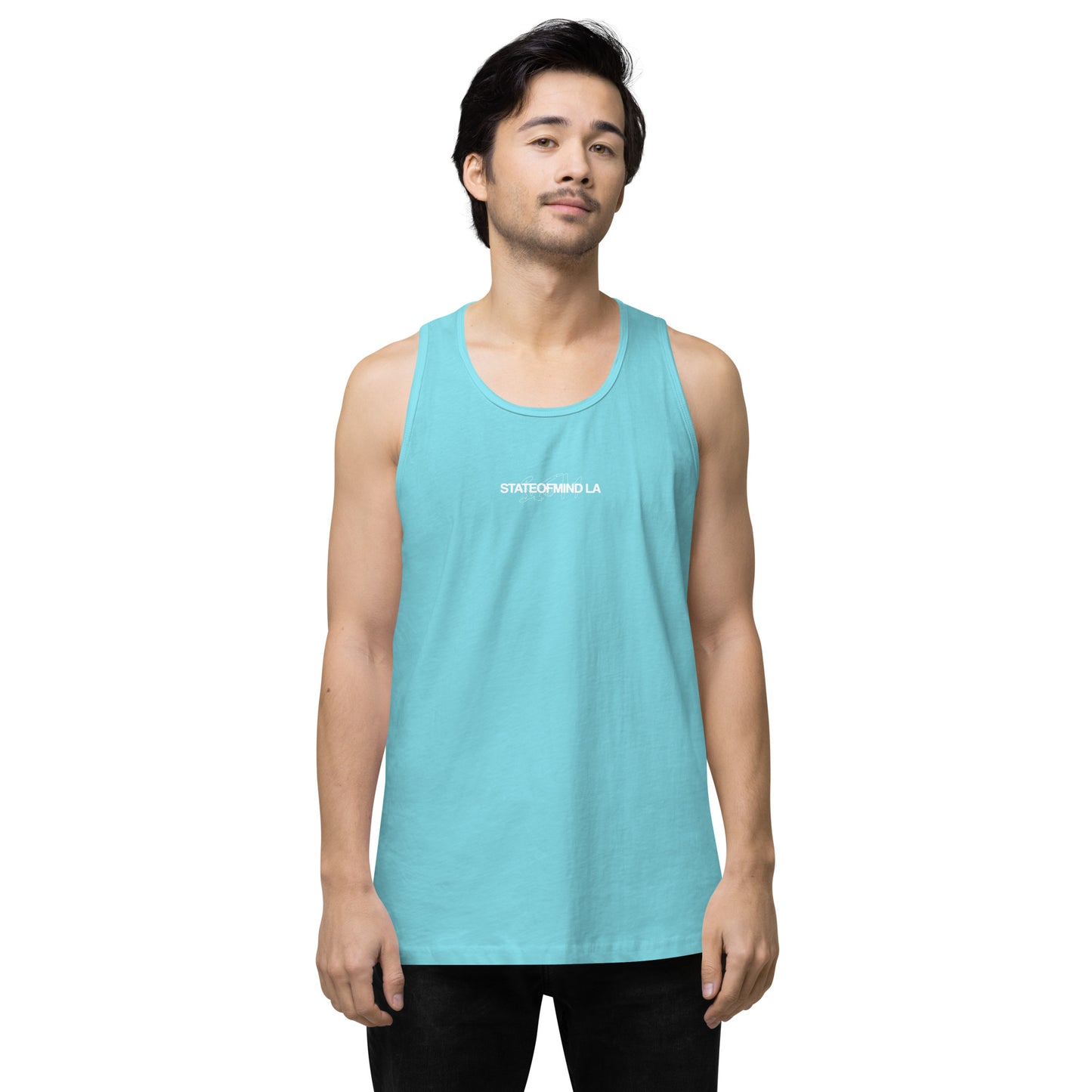 Name & Logo DTG Print- Men’s premium tank top