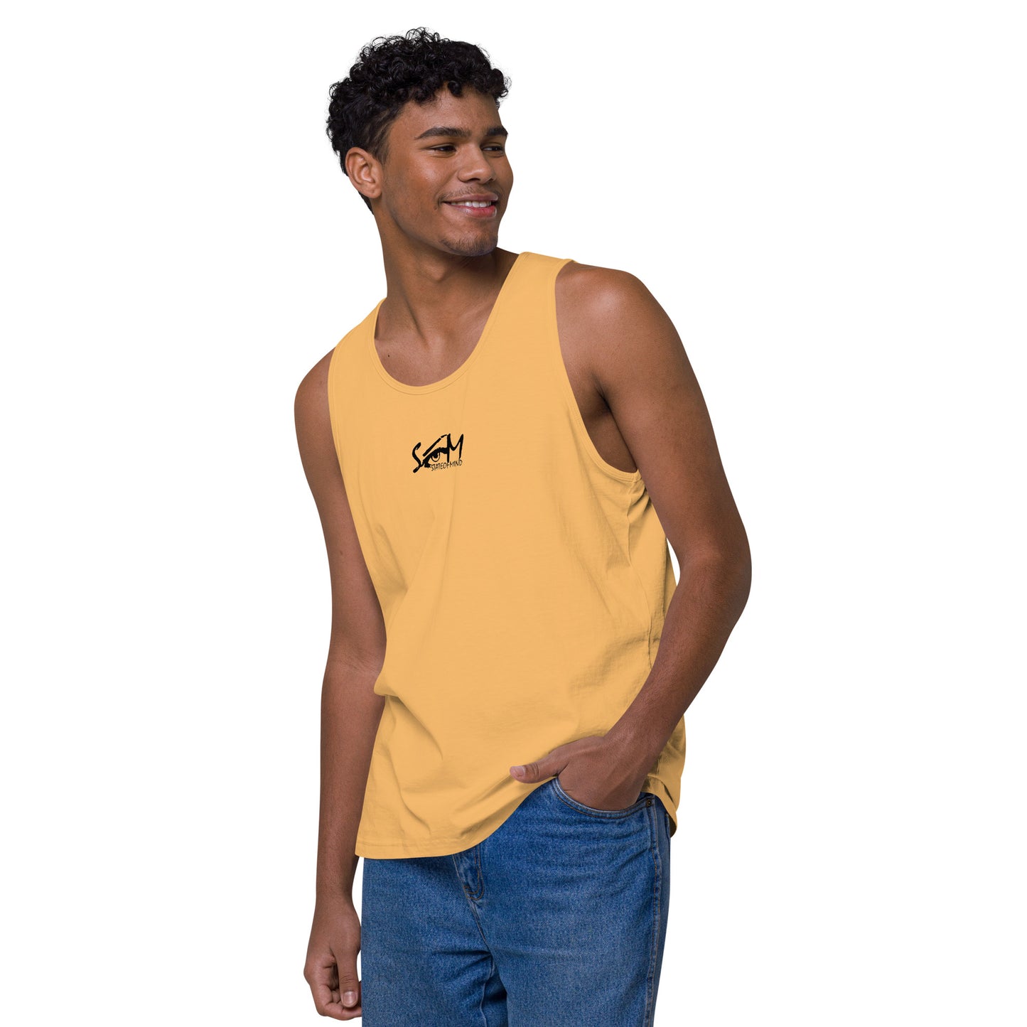 Logo DTG Print- men's premium tank top