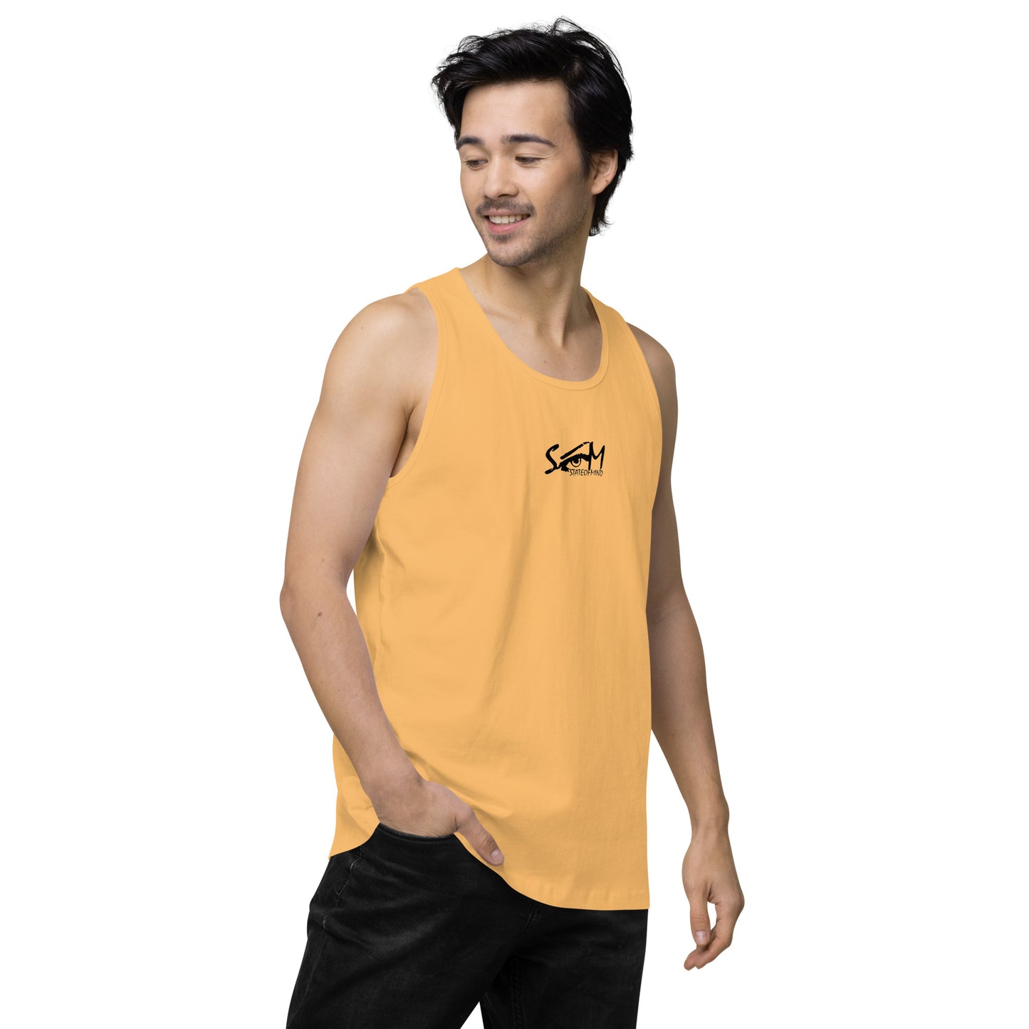 Logo DTG Print- men's premium tank top