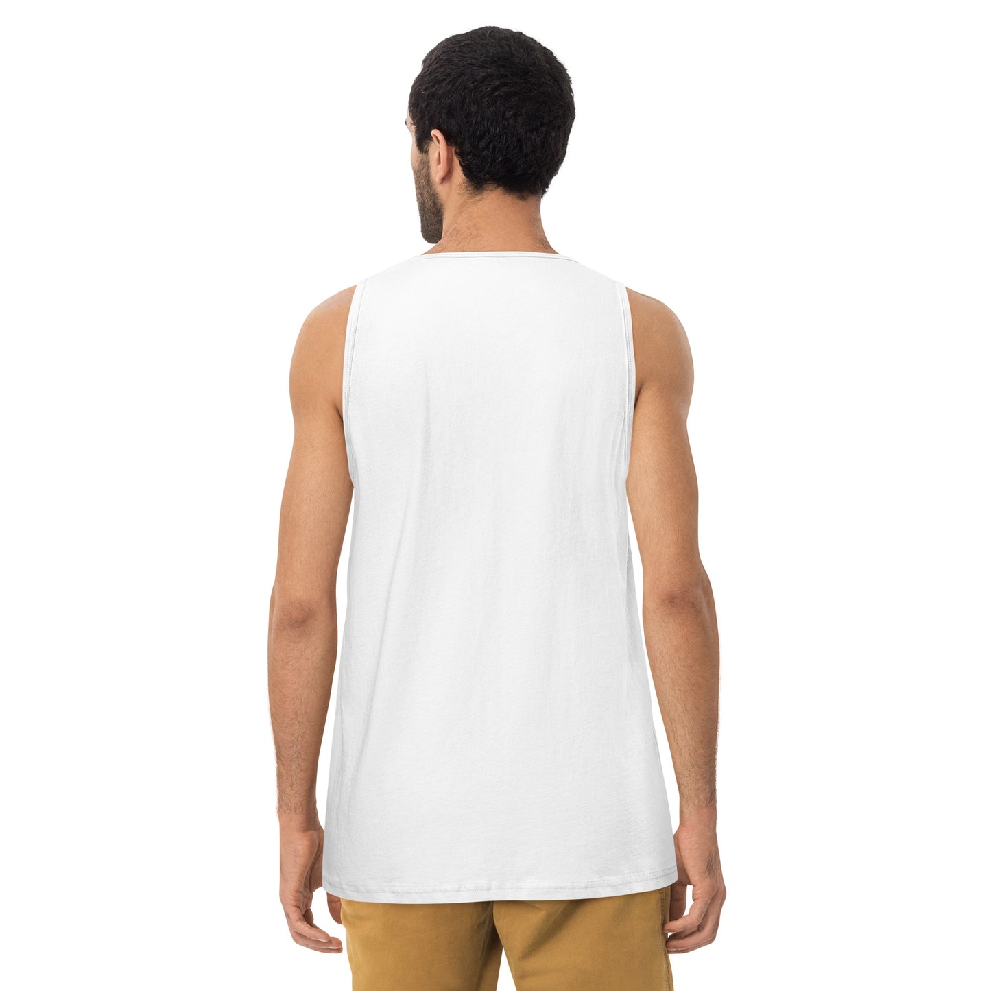 Name & Logo DTG Print- Men’s premium tank top