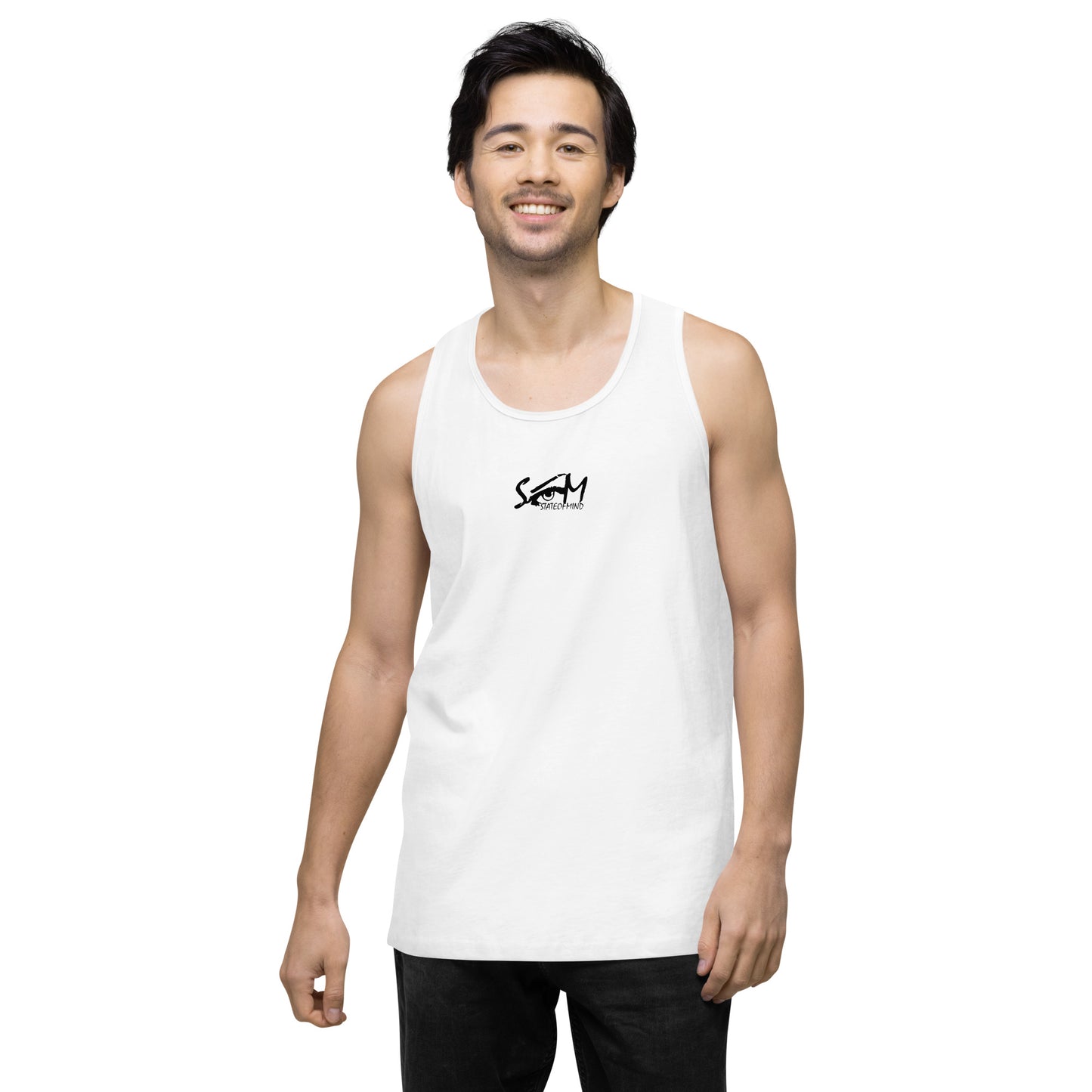Logo DTG Print- men's premium tank top