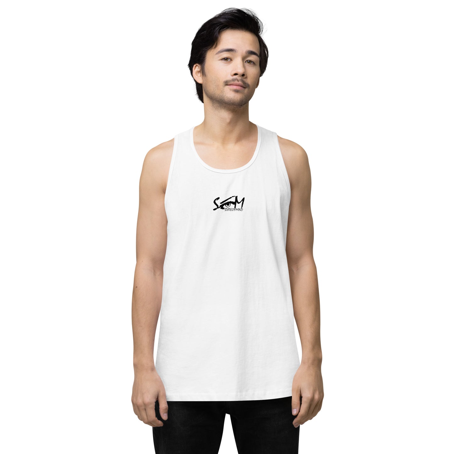 Logo DTG Print- men's premium tank top