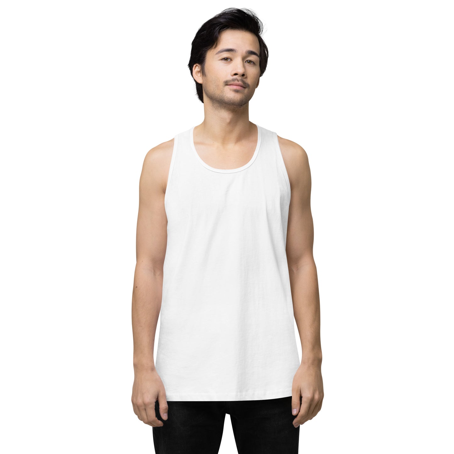 Name & Logo DTG Print- Men’s premium tank top