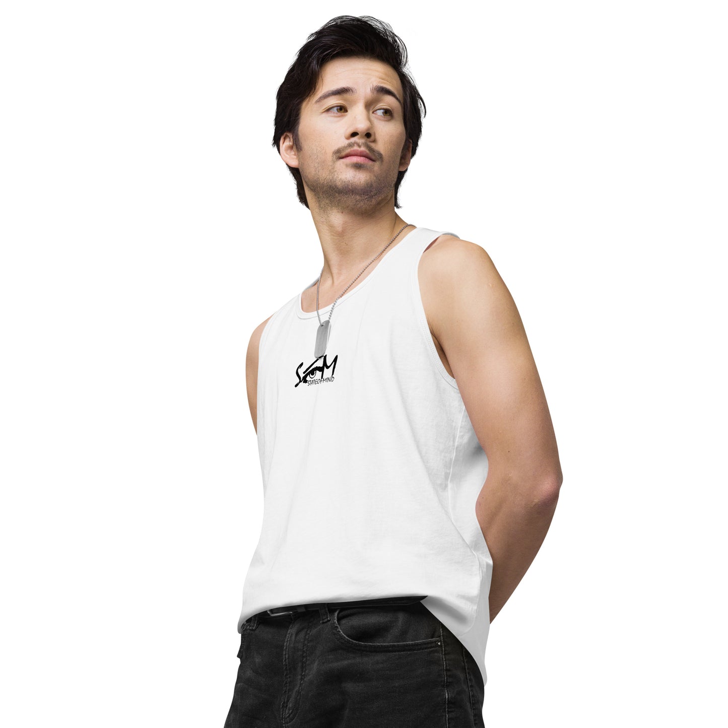 Logo DTG Print- men's premium tank top