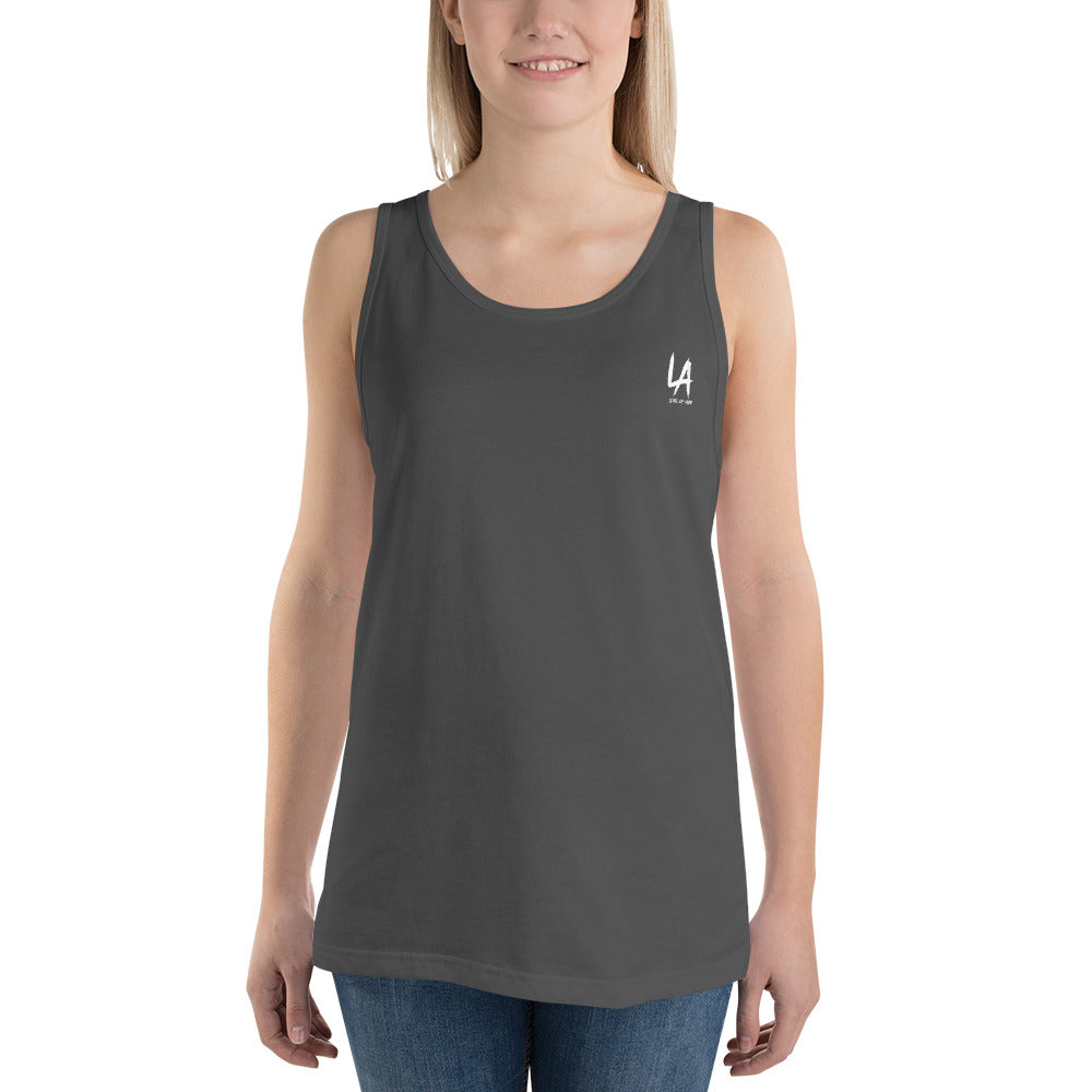 LA Logo Print- Unisex Tank Top