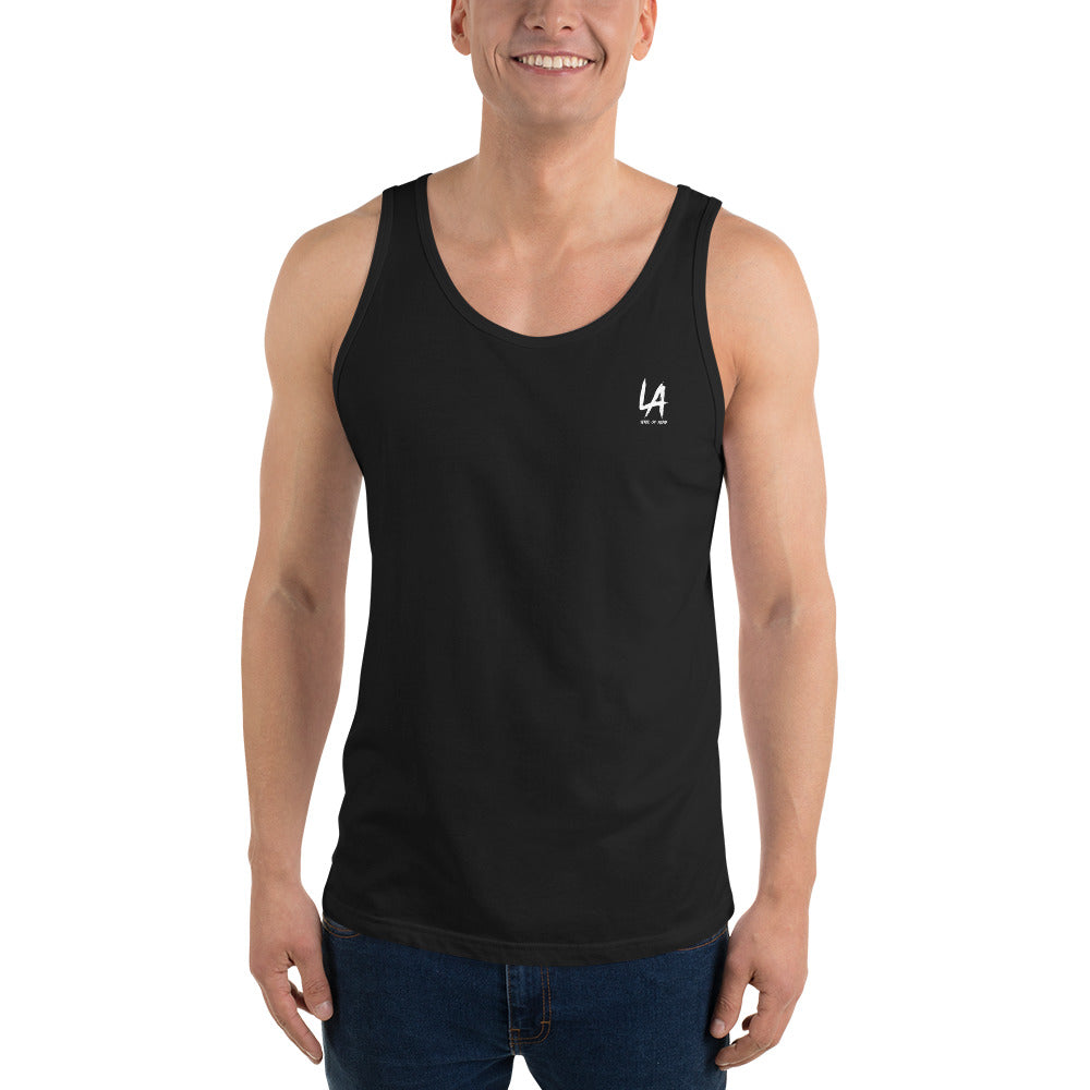 LA Logo Print- Unisex Tank Top
