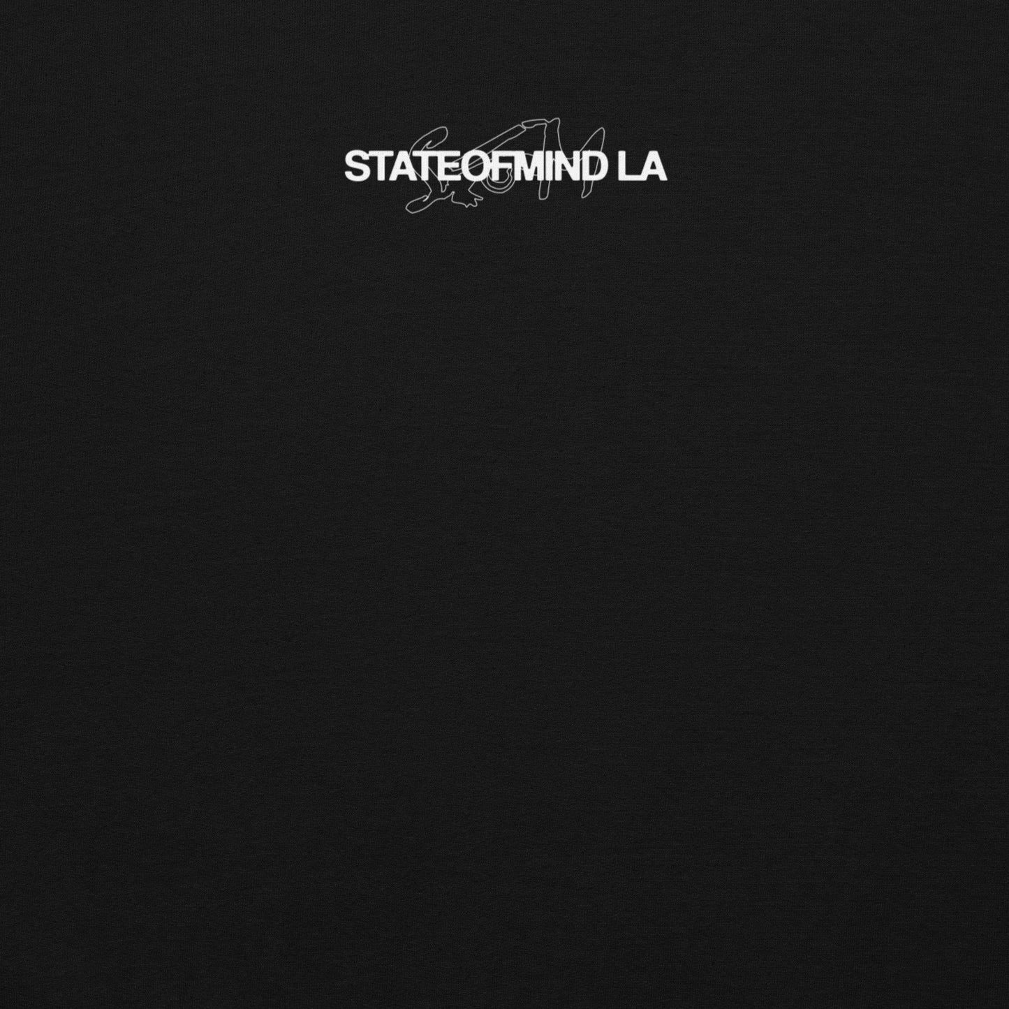 STATEOFMIND LA (black font) DTG Print- crew neck unisex