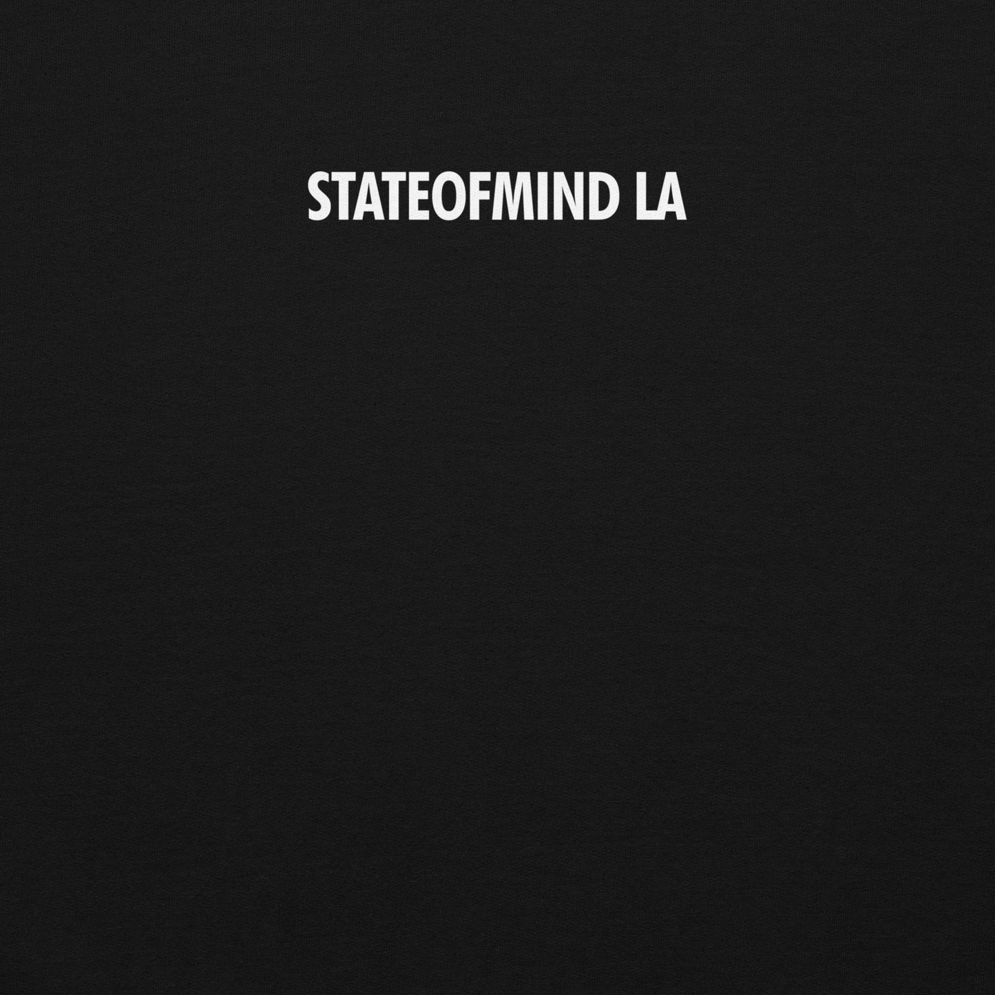 STATEOFMIND LA (black font) DTG Print- crew neck unisex