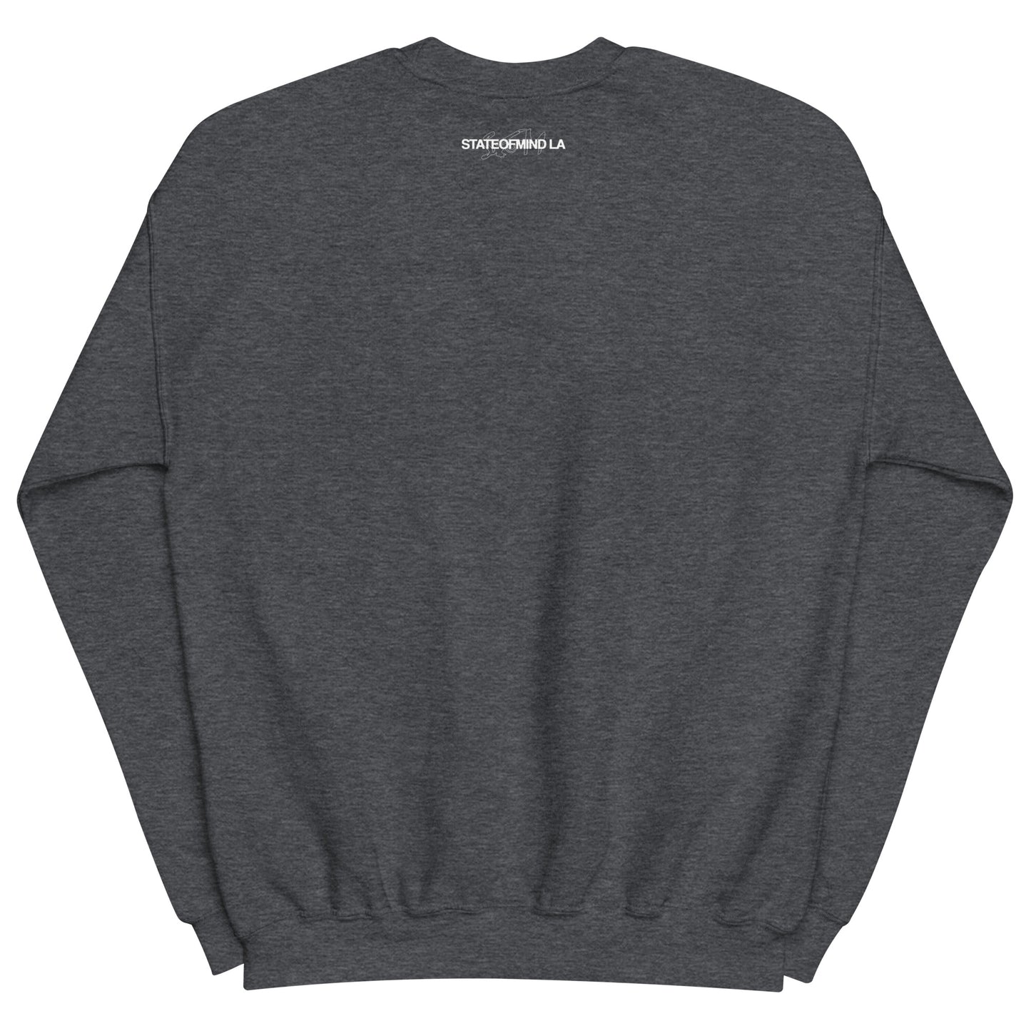 STATEOFMIND LA (black font) DTG Print- crew neck unisex