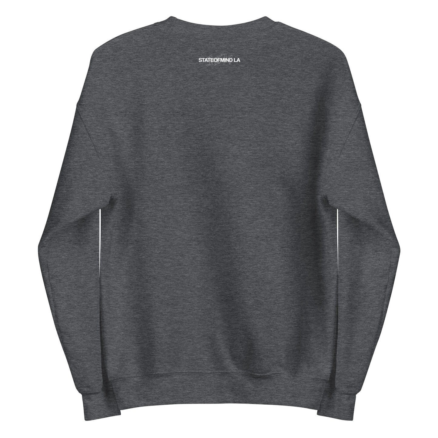 STATEOFMIND LA (black font) DTG Print- crew neck unisex