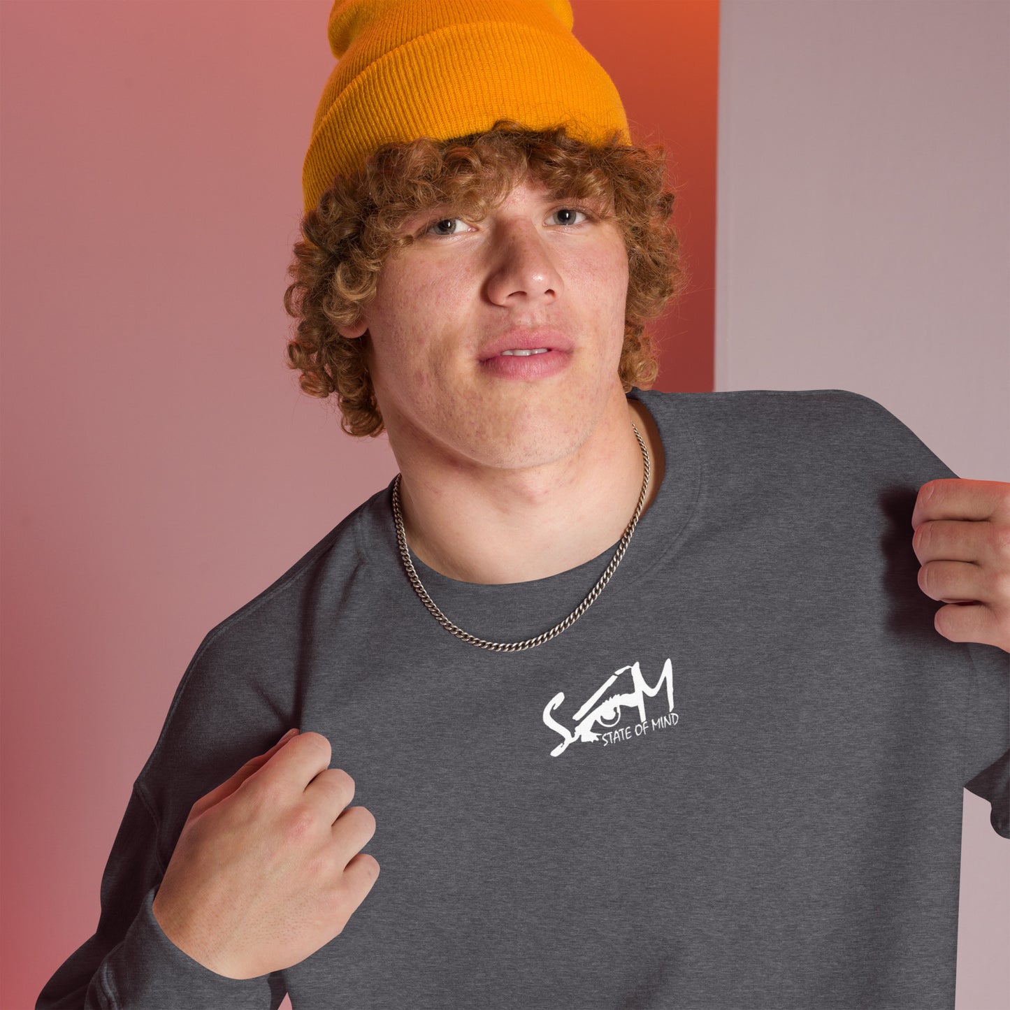 Logo DTG Print Crew Neck- Unisex Sweatshirt