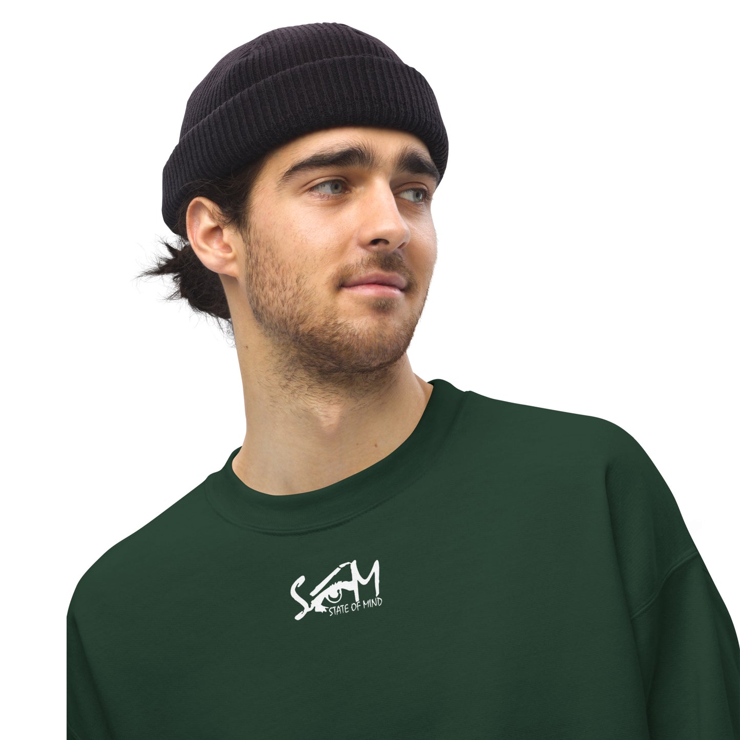 Logo DTG Print Crew Neck- Unisex Sweatshirt