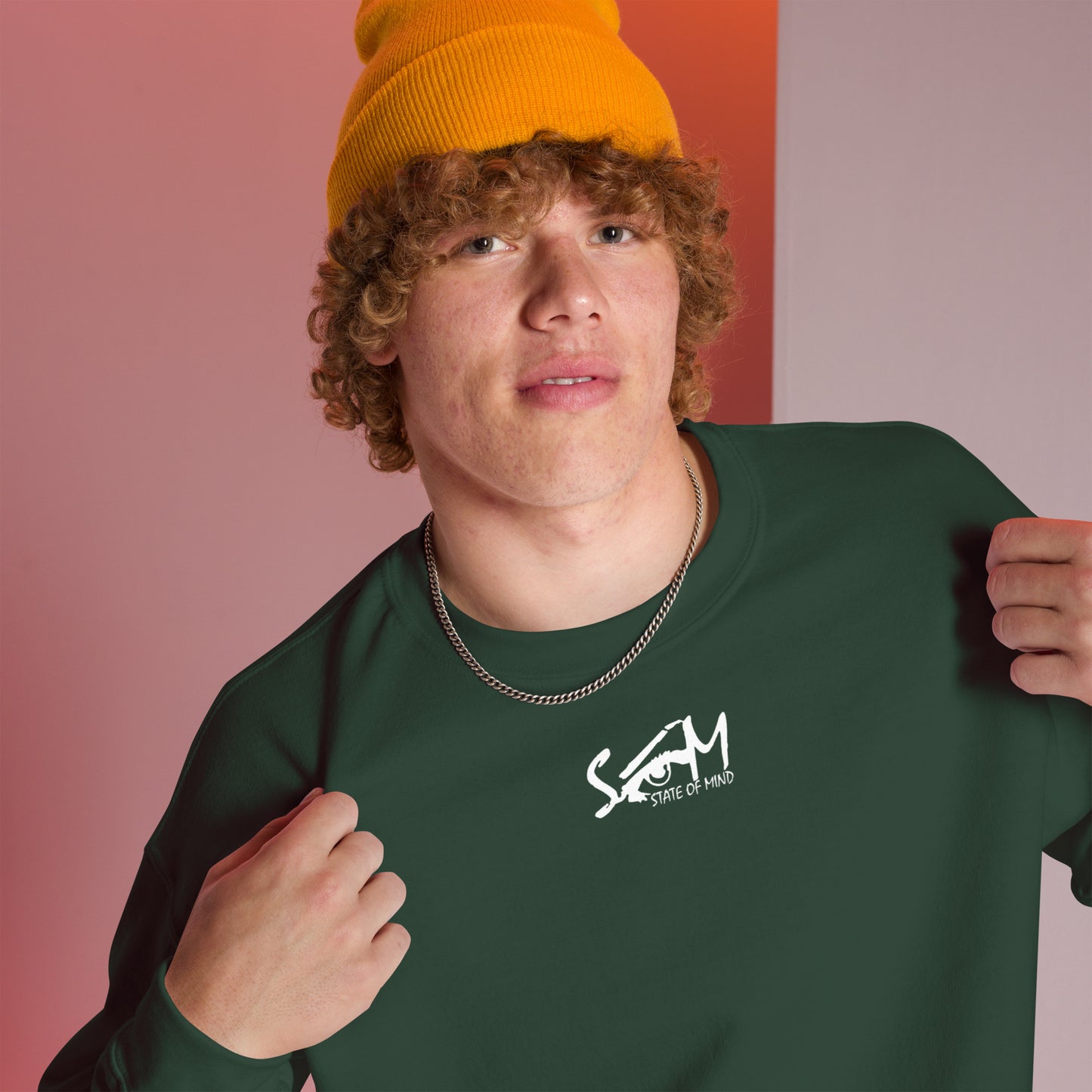 Logo DTG Print Crew Neck- Unisex Sweatshirt
